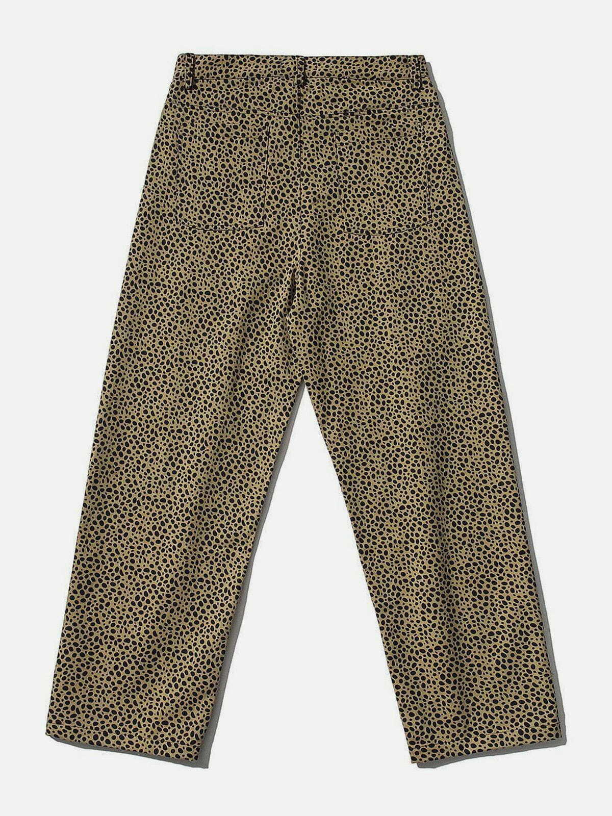 leopard print highwaisted wide pants vintage chic & edgy streetwear 2114