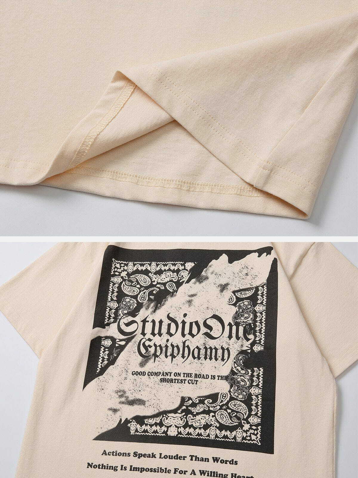 letter print bandana tee edgy retro streetwear statement 1681