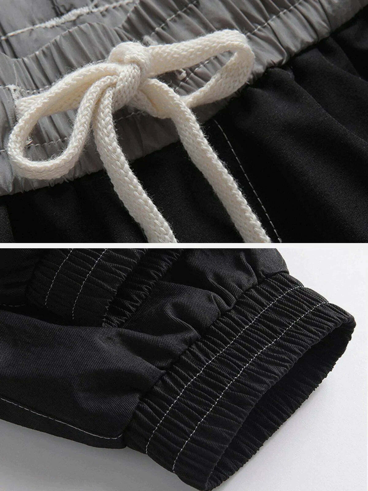 loose pocket trim pants urban streetwear essential 2540