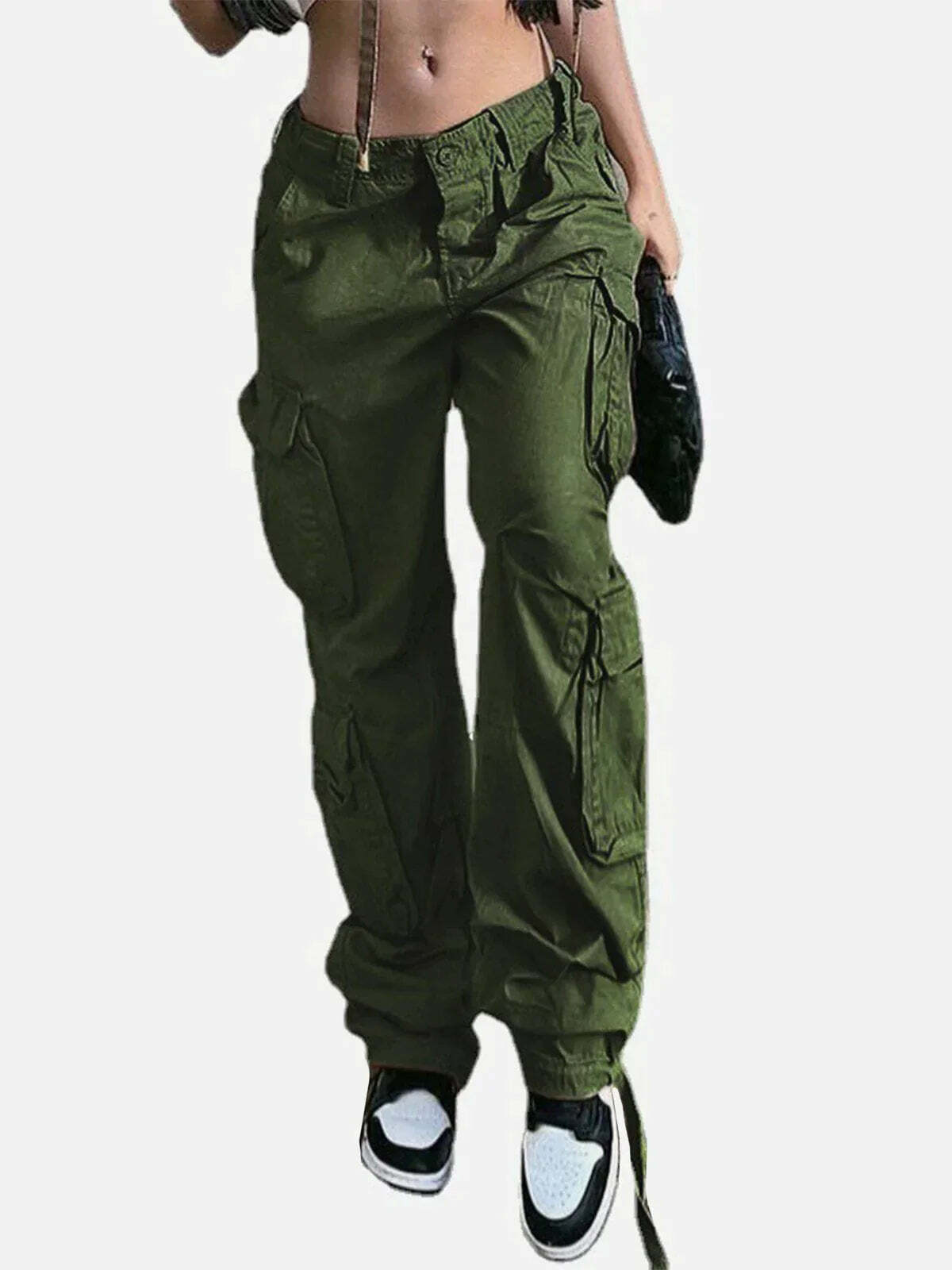 low waist cargo pants edgy & innovative streetwear 8490