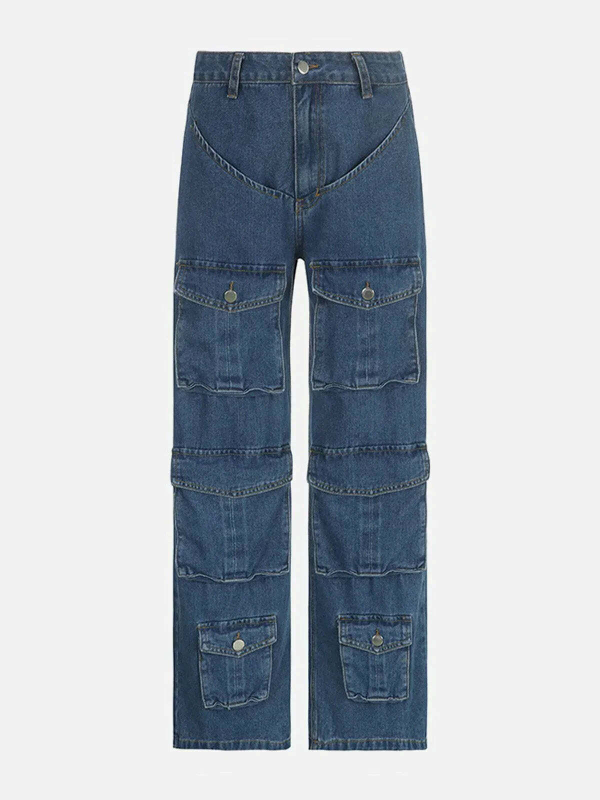 low waist streetwear jeans edgy retro denim essential 6027