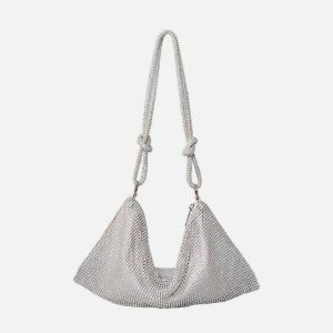 luxurious shimmering diamond shoulder bag exclusive y2k accessory 5180