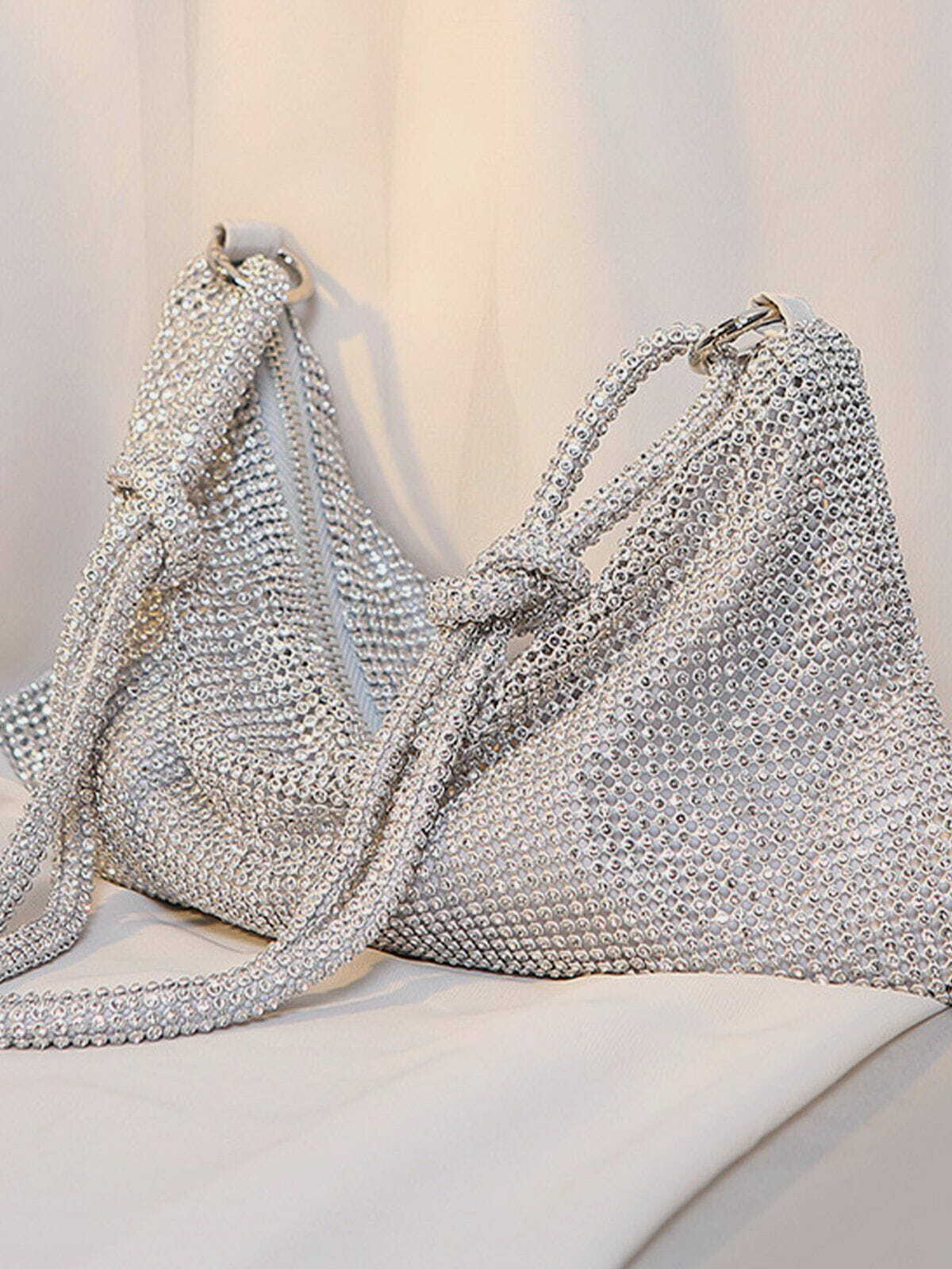 luxurious shimmering diamond shoulder bag exclusive y2k accessory 5714