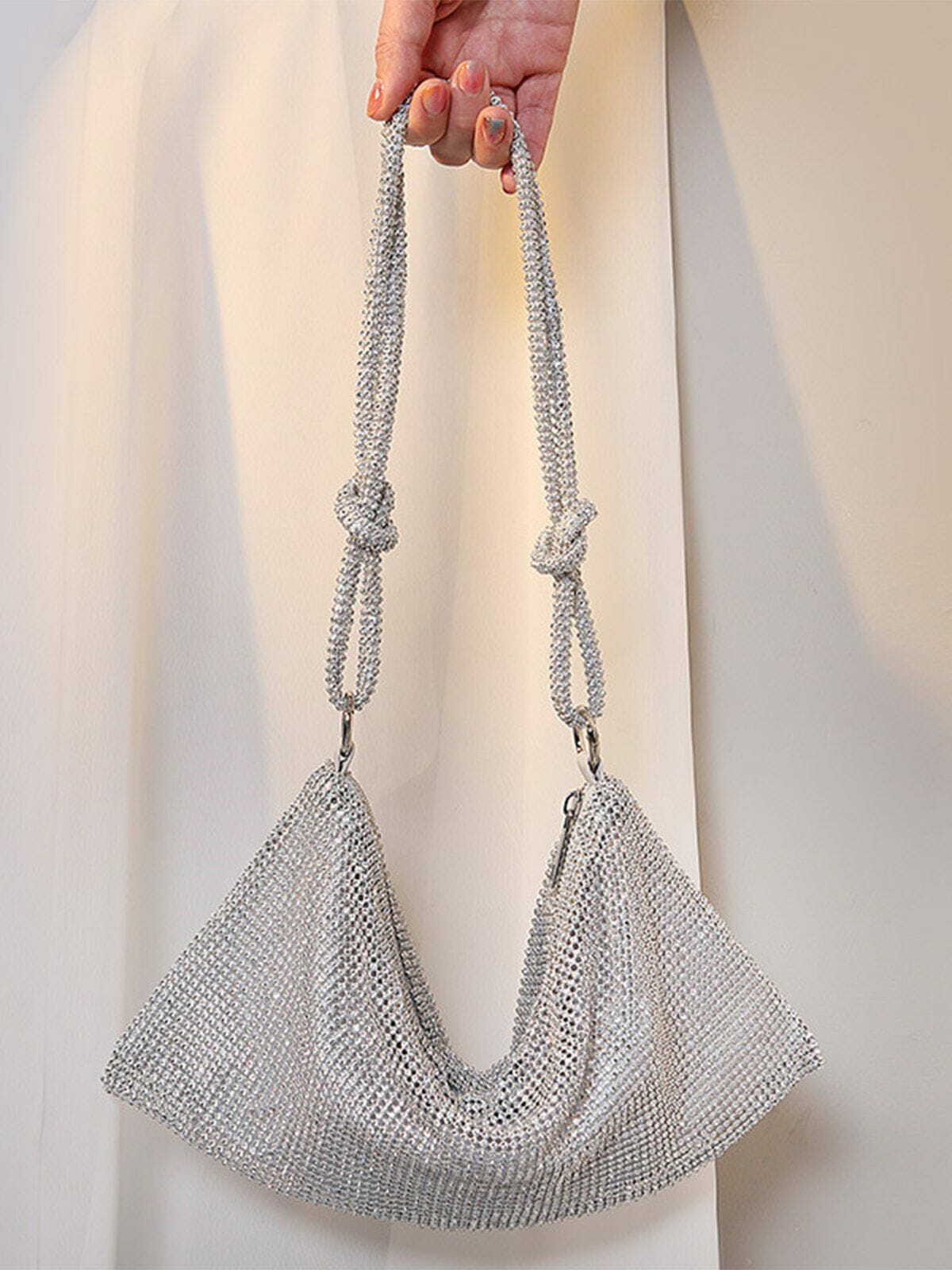 luxurious shimmering diamond shoulder bag exclusive y2k accessory 7177