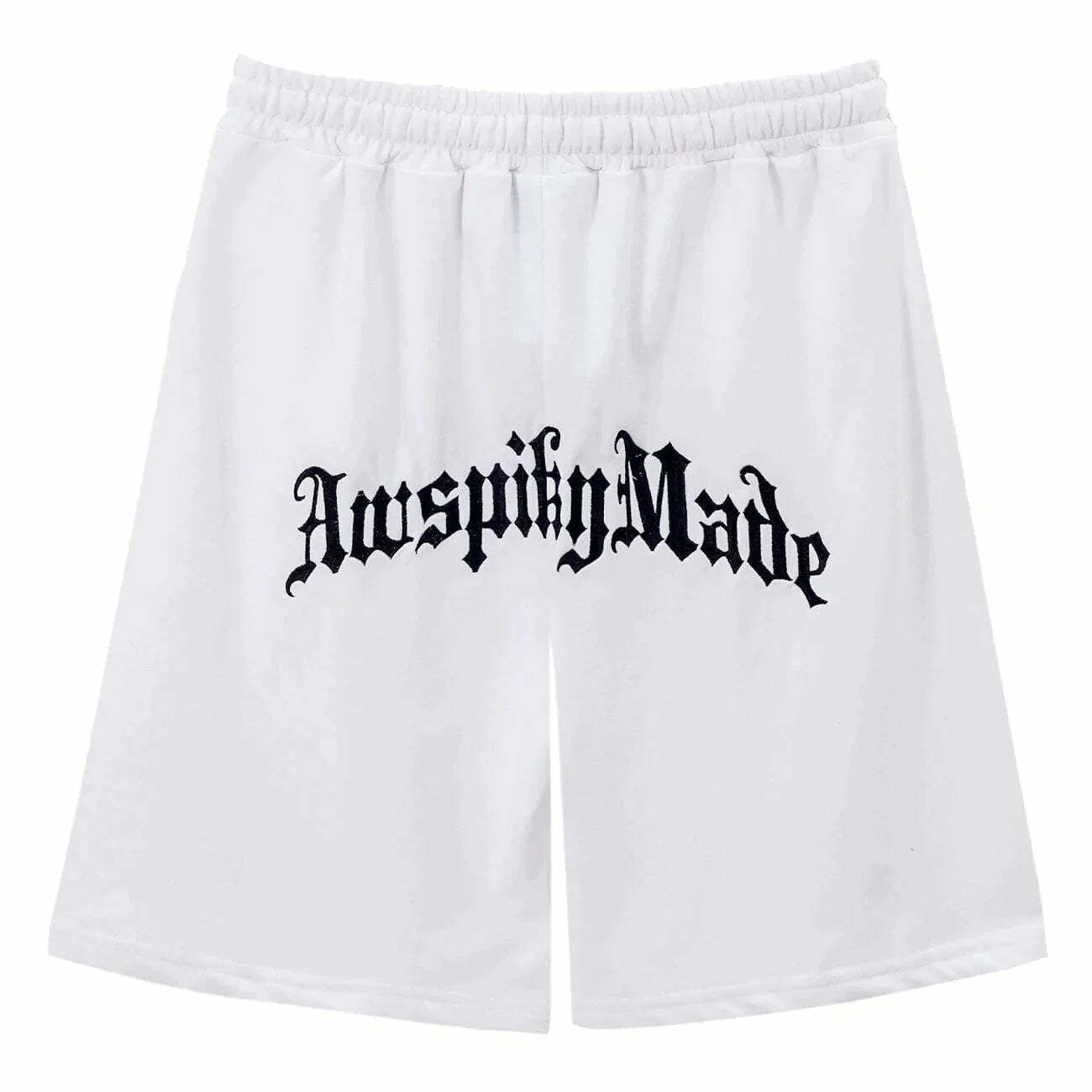 minimalist letter print shorts sleek streetwear essential 3792