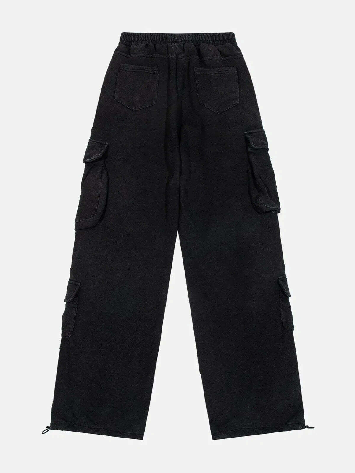 multipocket drawstring pants functional & edgy streetwear 8012