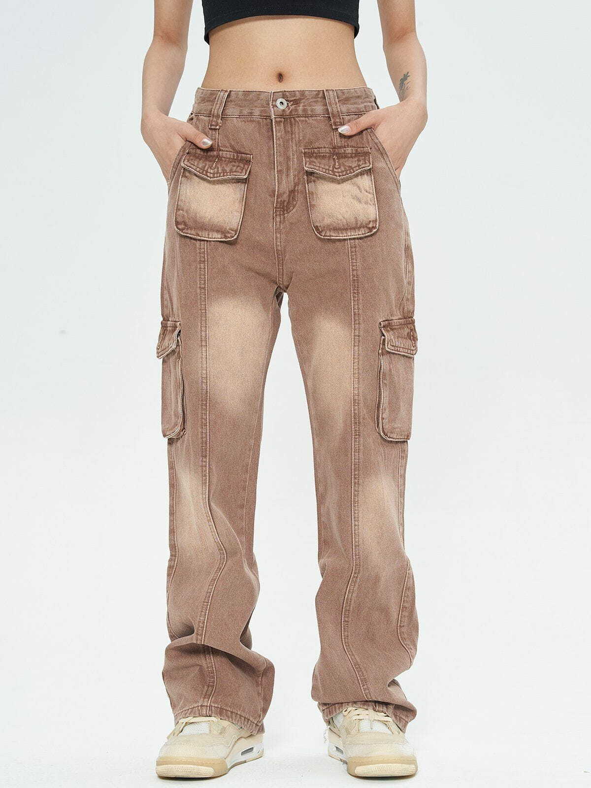 multipocket vintage jeans edgy & retro streetwear 6319