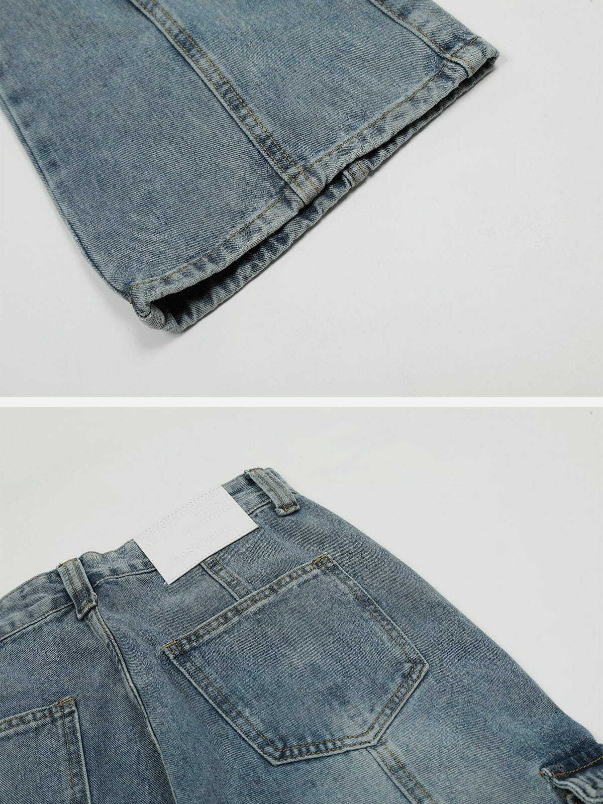 multipocket vintage jeans edgy & retro streetwear 7572