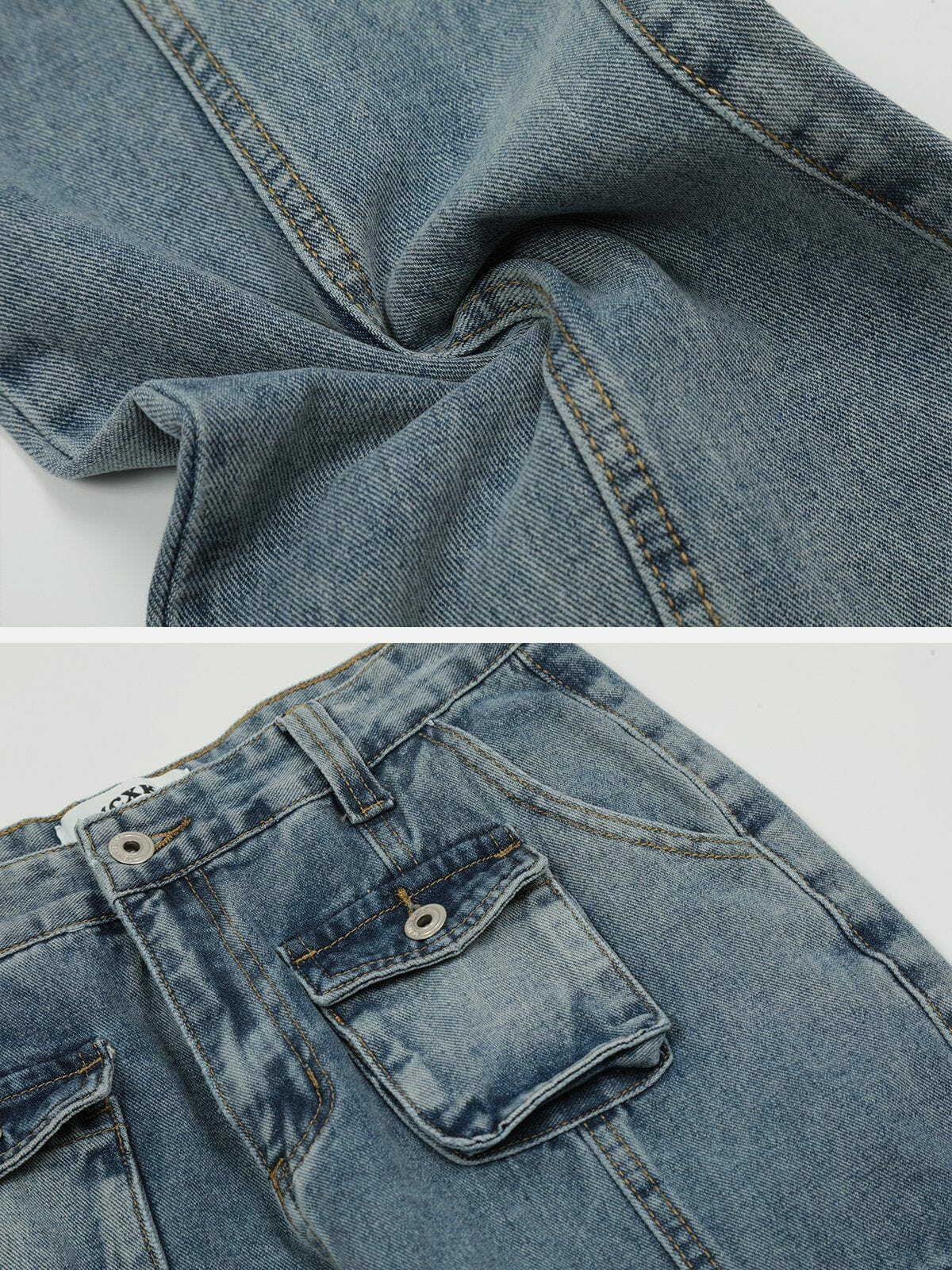 multipocket vintage jeans edgy & retro streetwear 7751