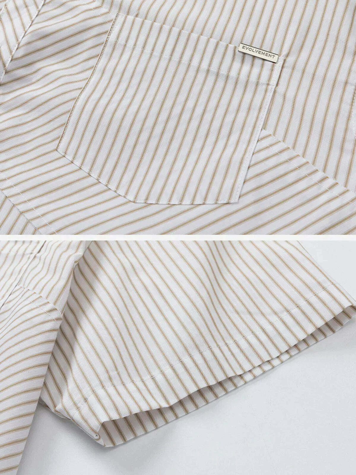 patchwork oblique stripes shirt urban sophistication 7630