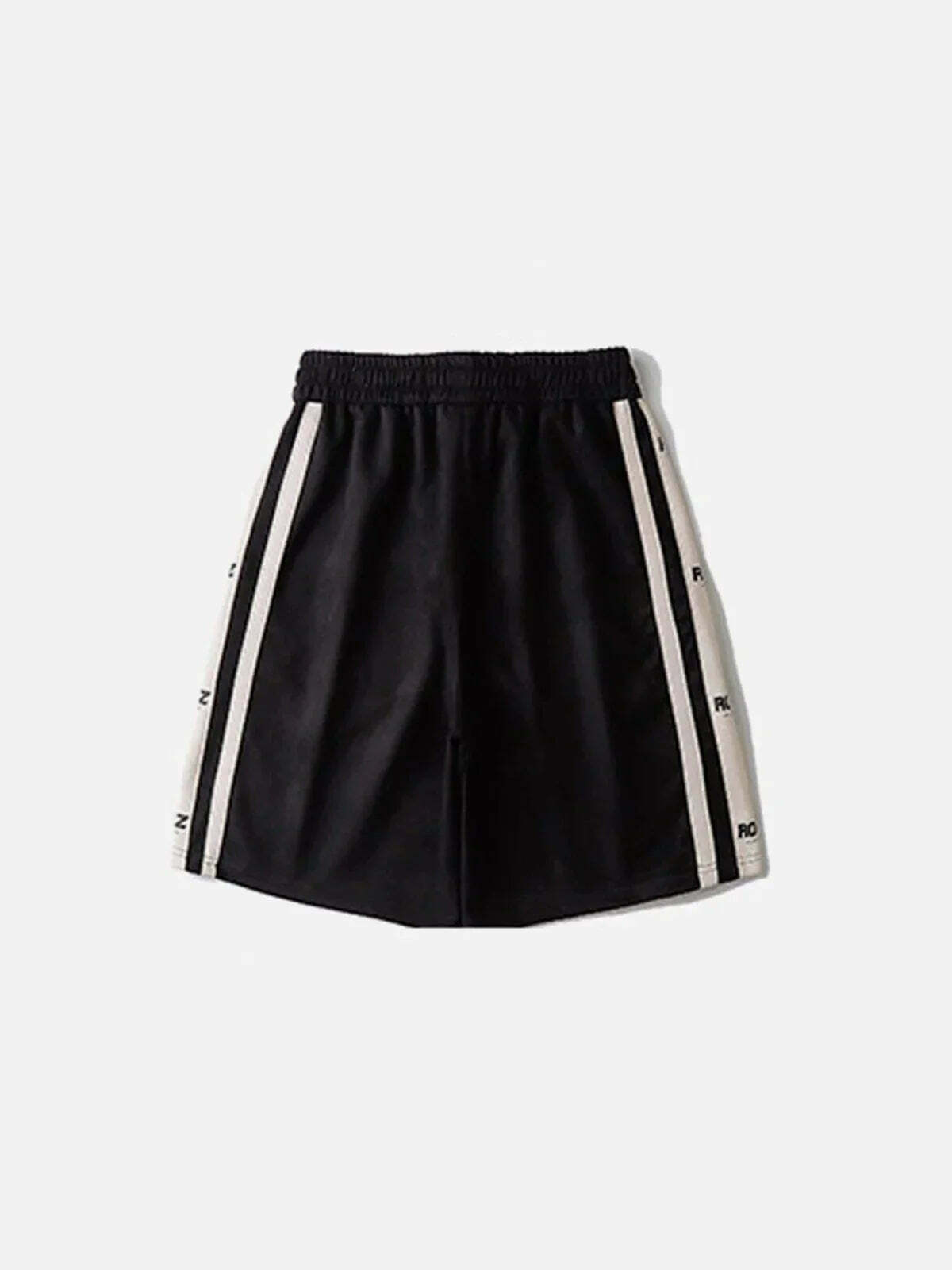patchwork streetwear shorts y2k chic & edgy fashion 1189