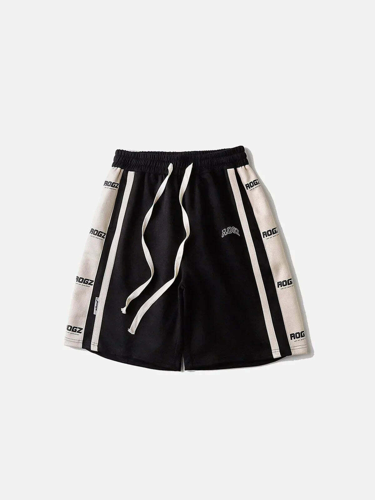 patchwork streetwear shorts y2k chic & edgy fashion 6143