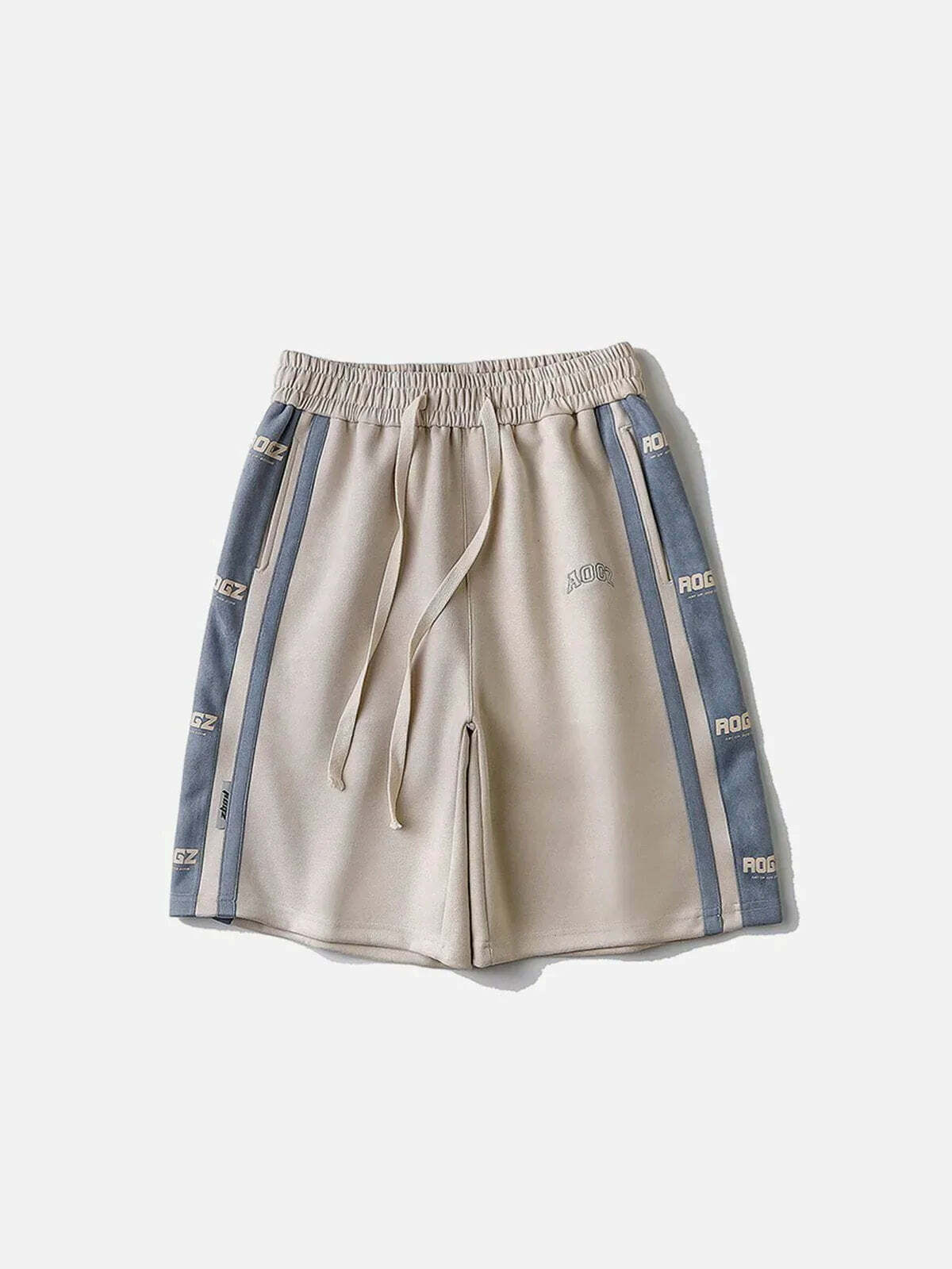 patchwork streetwear shorts y2k chic & edgy fashion 7614