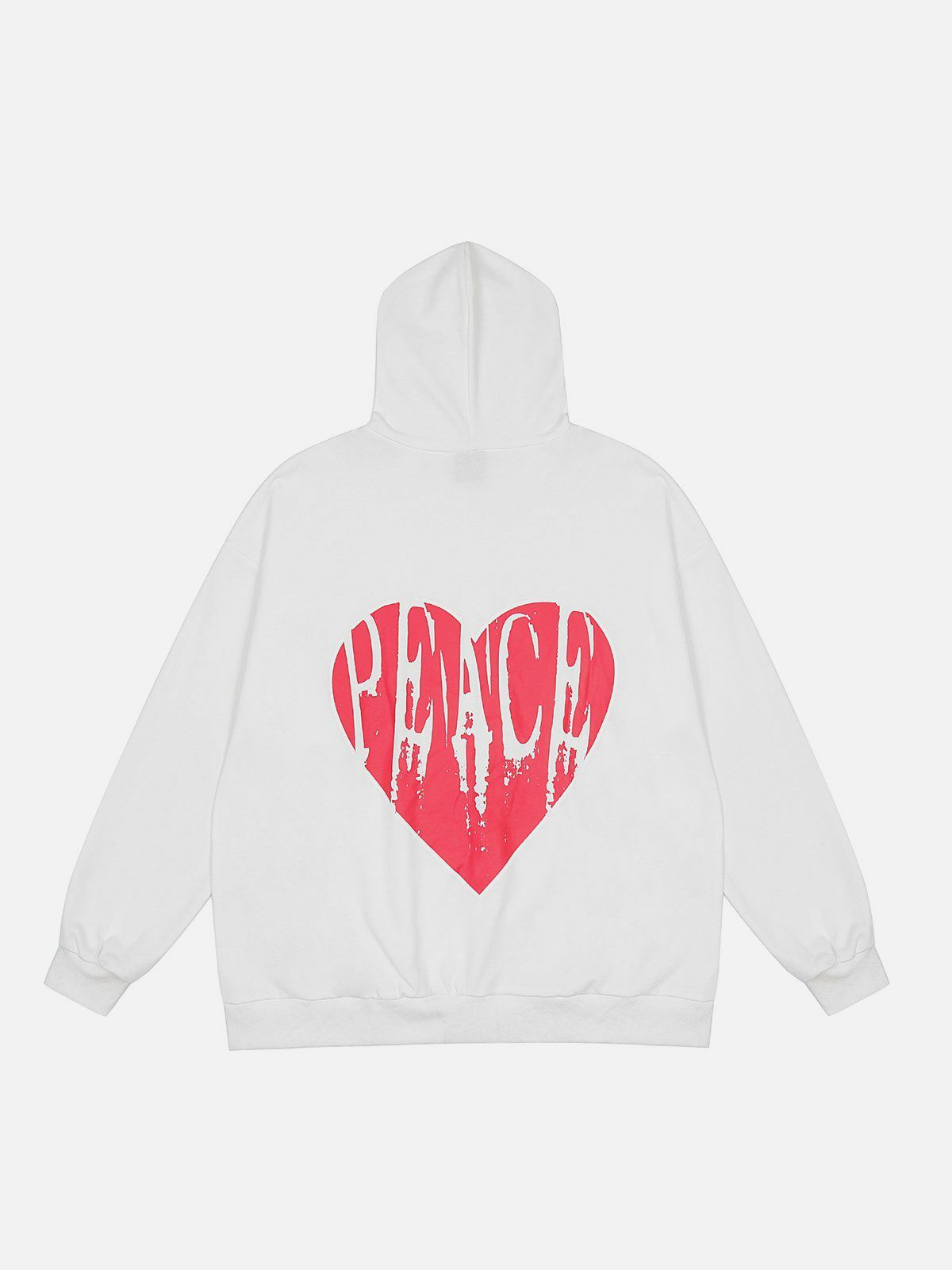 peace & love cardigan hoodie retro vibes & cozy style 8790