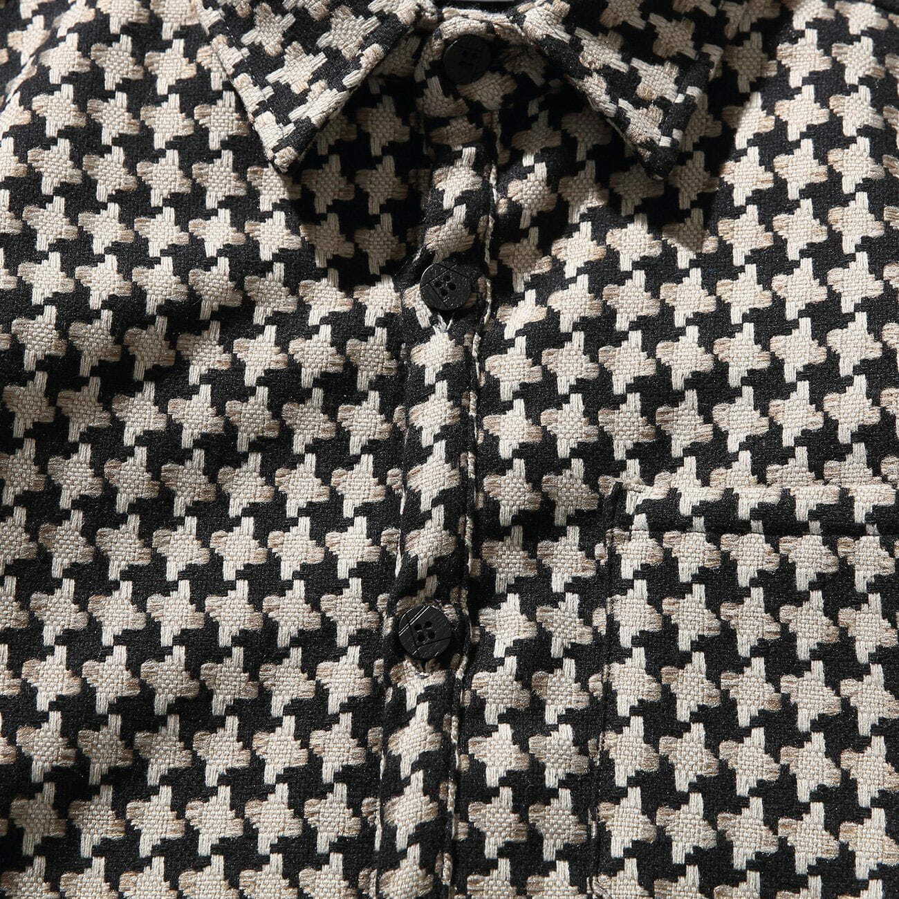 plaid long sleeve shirt edgy & irregular pattern 2854