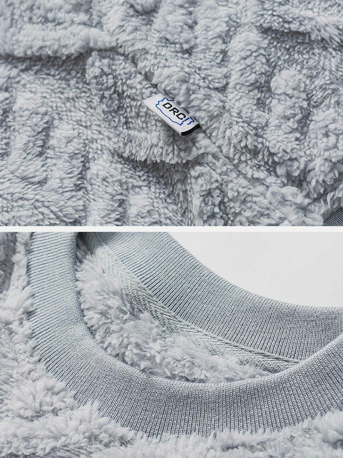 plush argyle sweatshirt cozy & chic y2k essential 2636