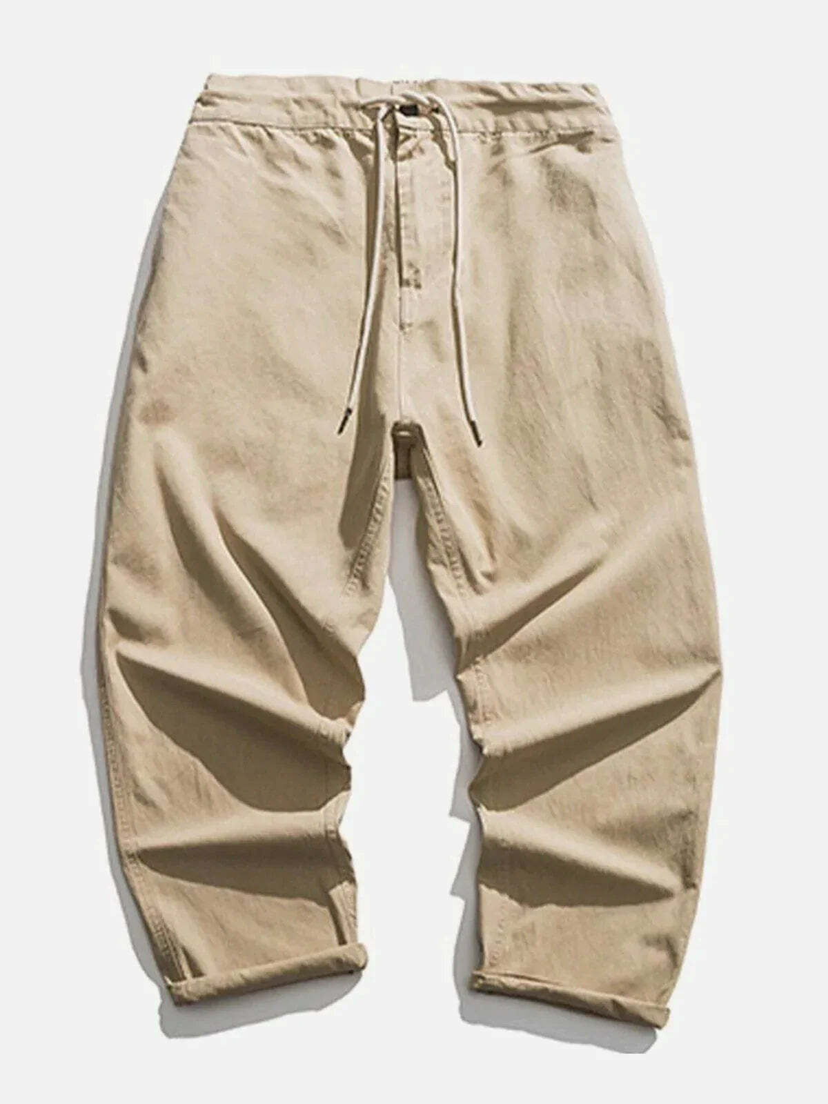 pure color pants simple & stylish streetwear 7250