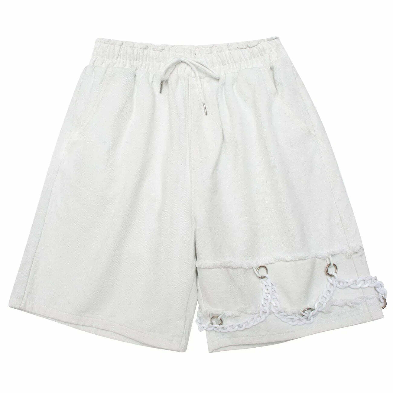 quirky chain vintage shorts retro y2k streetwear 4816