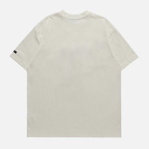 retro abstract gradient tee edgy  vibrant streetwear shirt 2807