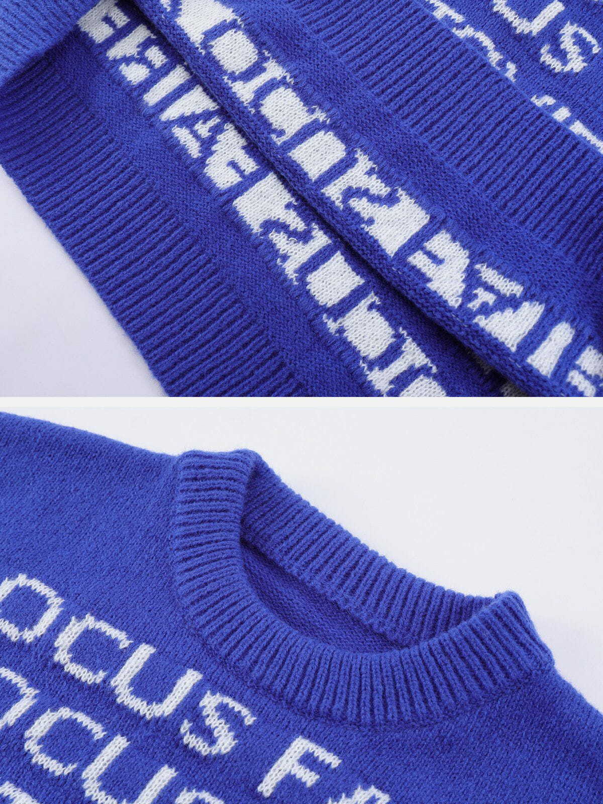 retro alphabet sweater edgy & vibrant streetwear 5798