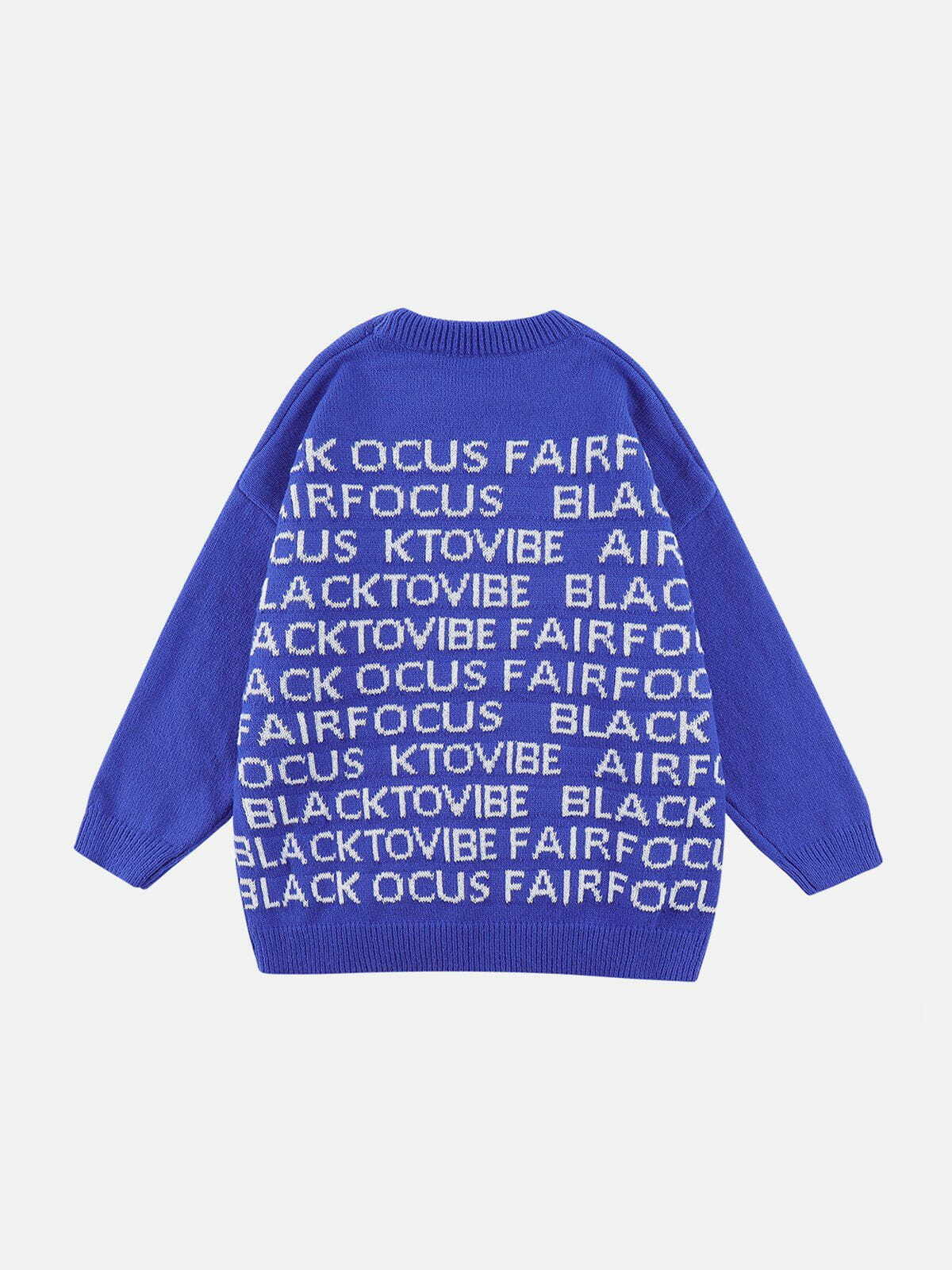retro alphabet sweater edgy & vibrant streetwear 6534