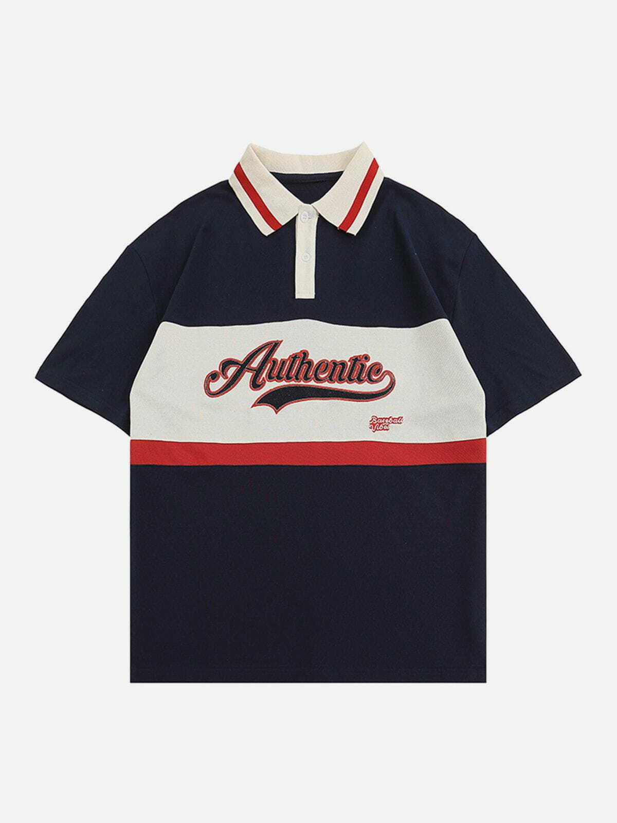 retro baseball splicing tee edgy  urban streetwear shirt 1254