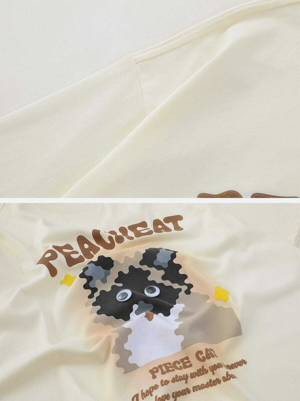 retro cat print tee edgy  vibrant streetwear shirt 7037