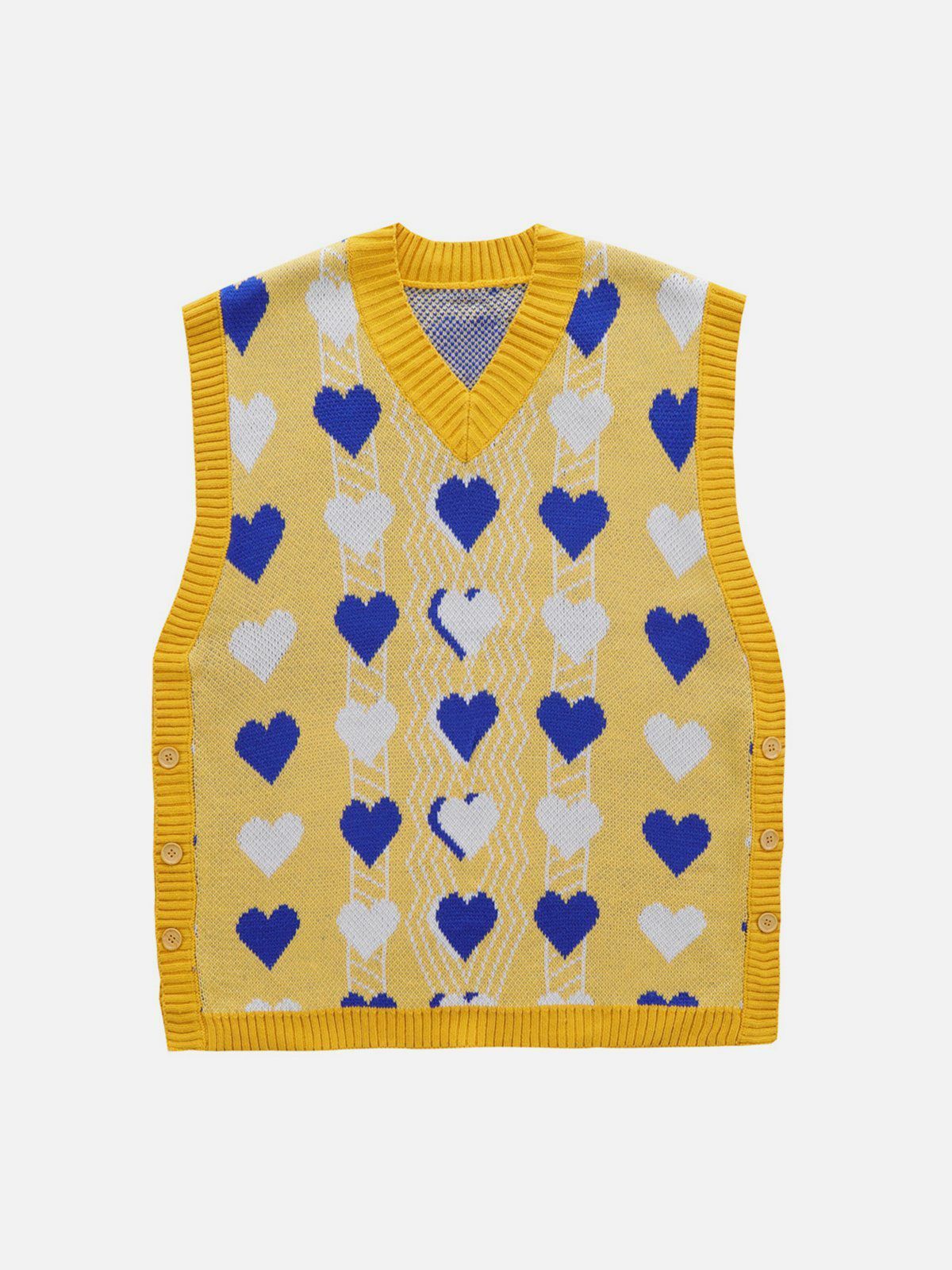 retro clash sweater vest edgy  colorful y2k fashion 2557