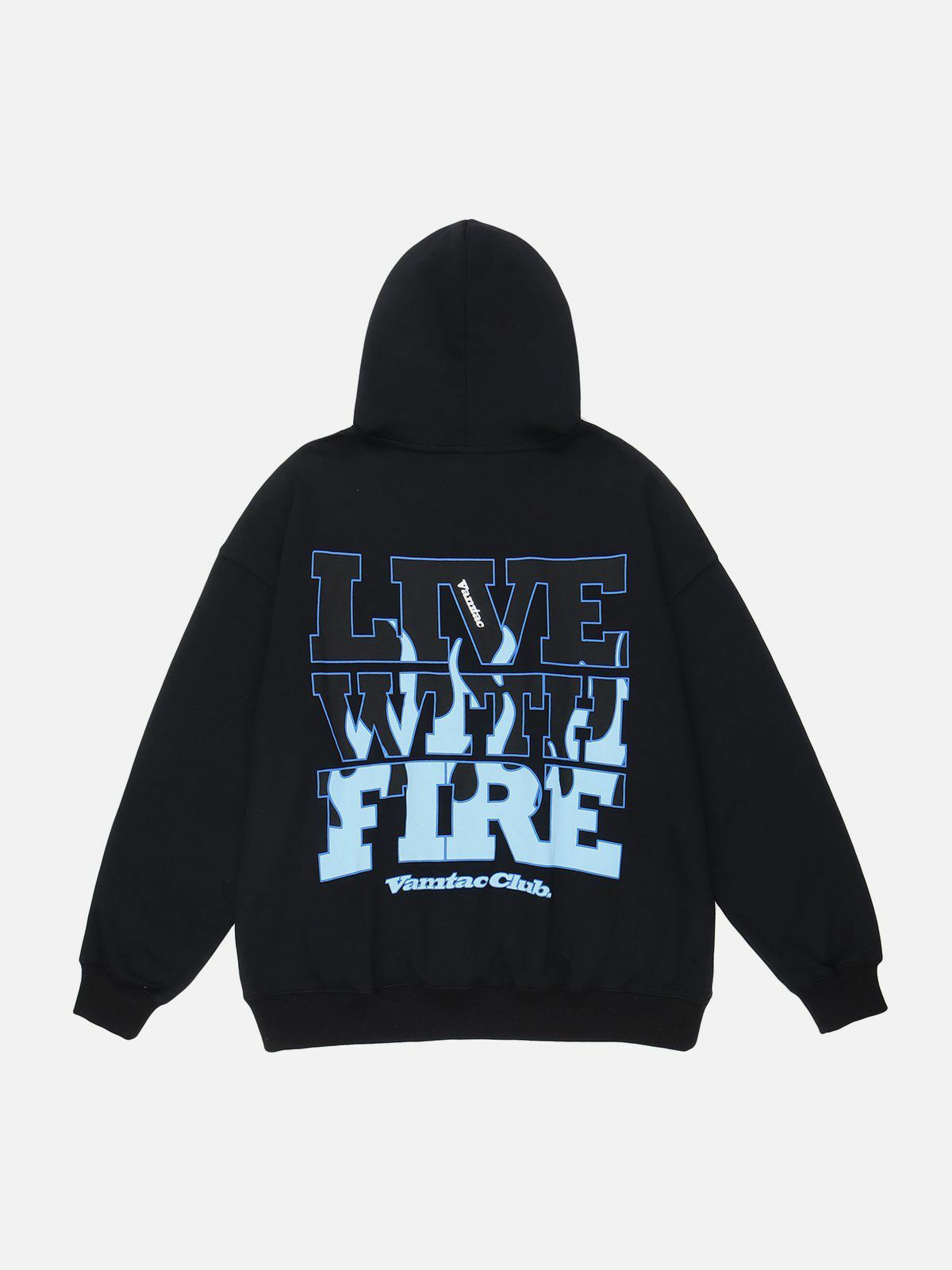 retro flame letters hoodie edgy streetwear statement 7783