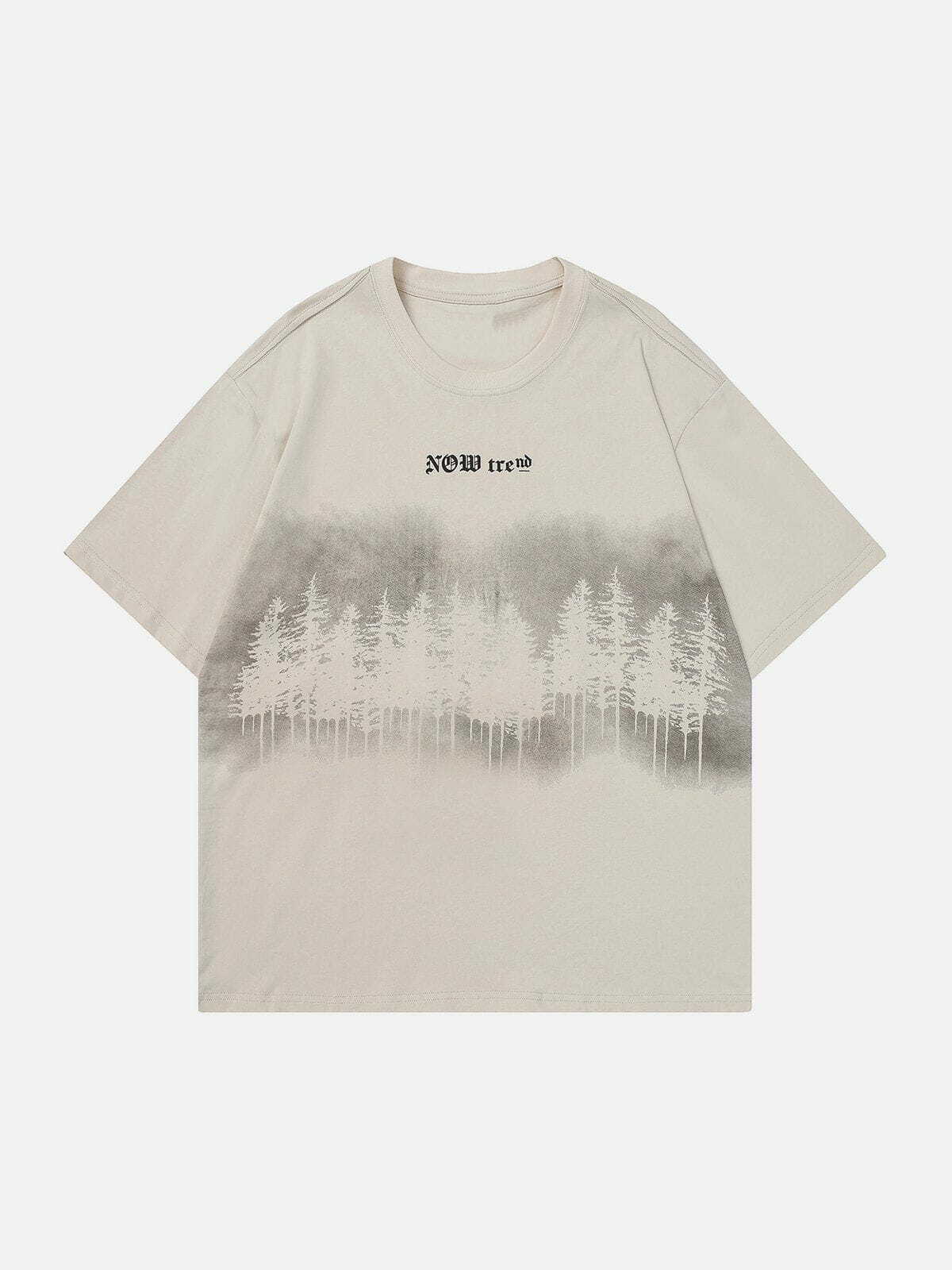 retro forest tee vibrant  edgy streetwear shirt 8196