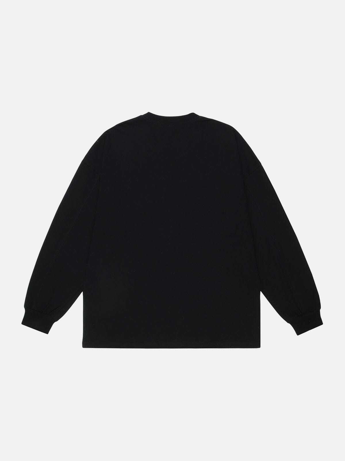 retro letter print sweatshirt vibrant streetwear icon 2356