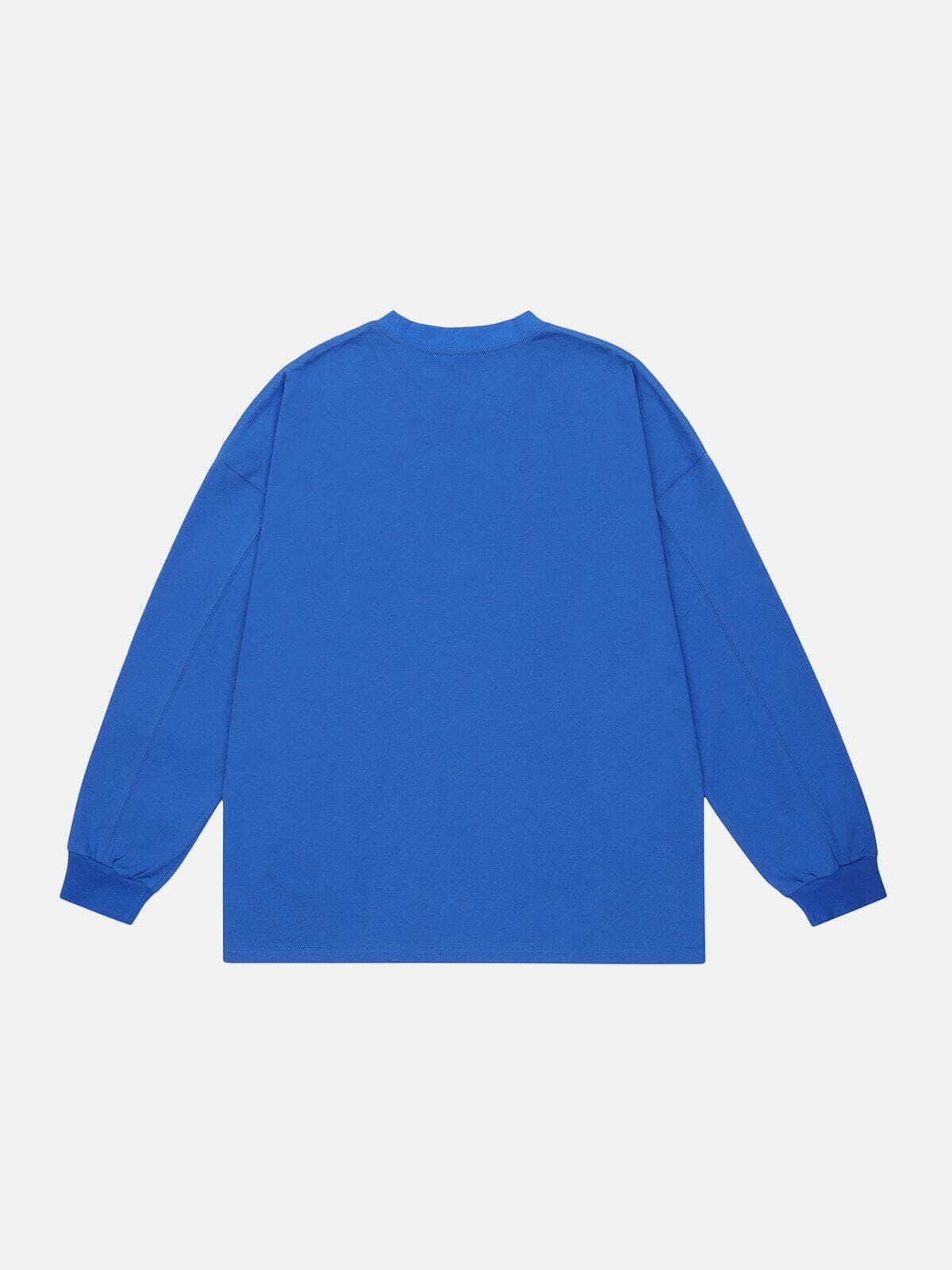 retro letter print sweatshirt vibrant streetwear icon 5464