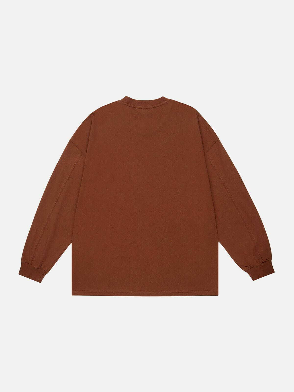 retro letter print sweatshirt vibrant streetwear icon 7568