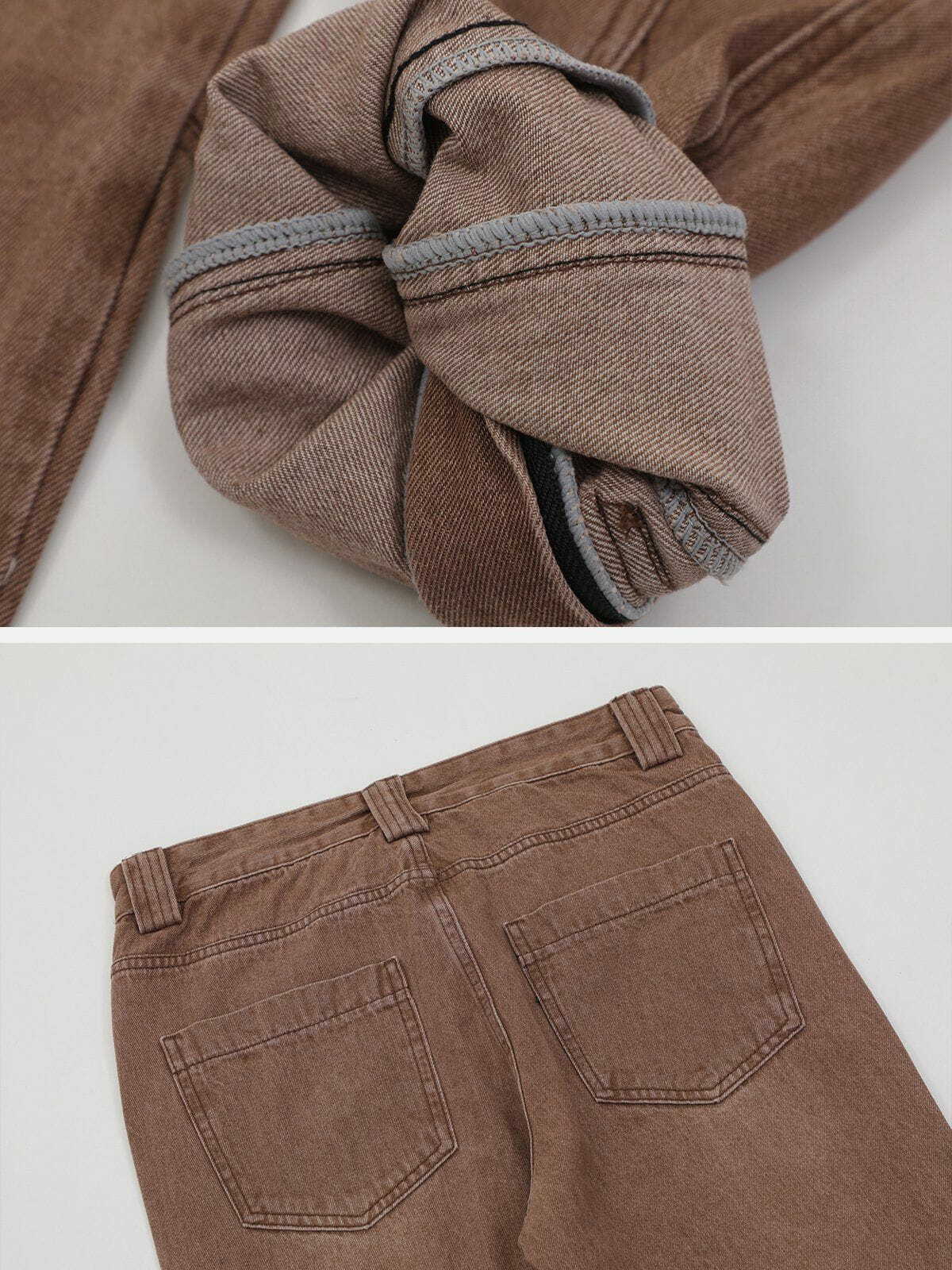 retro line design jeans vintage washed & edgy 1392