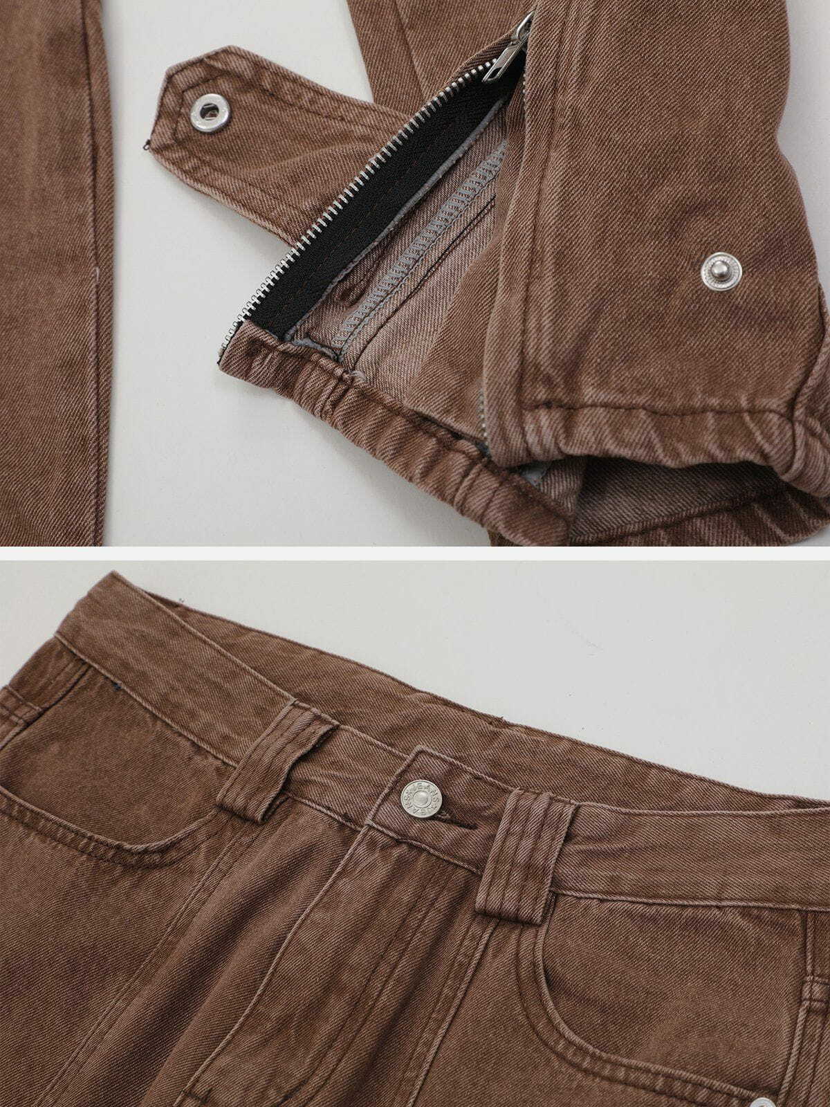 retro line design jeans vintage washed & edgy 4004