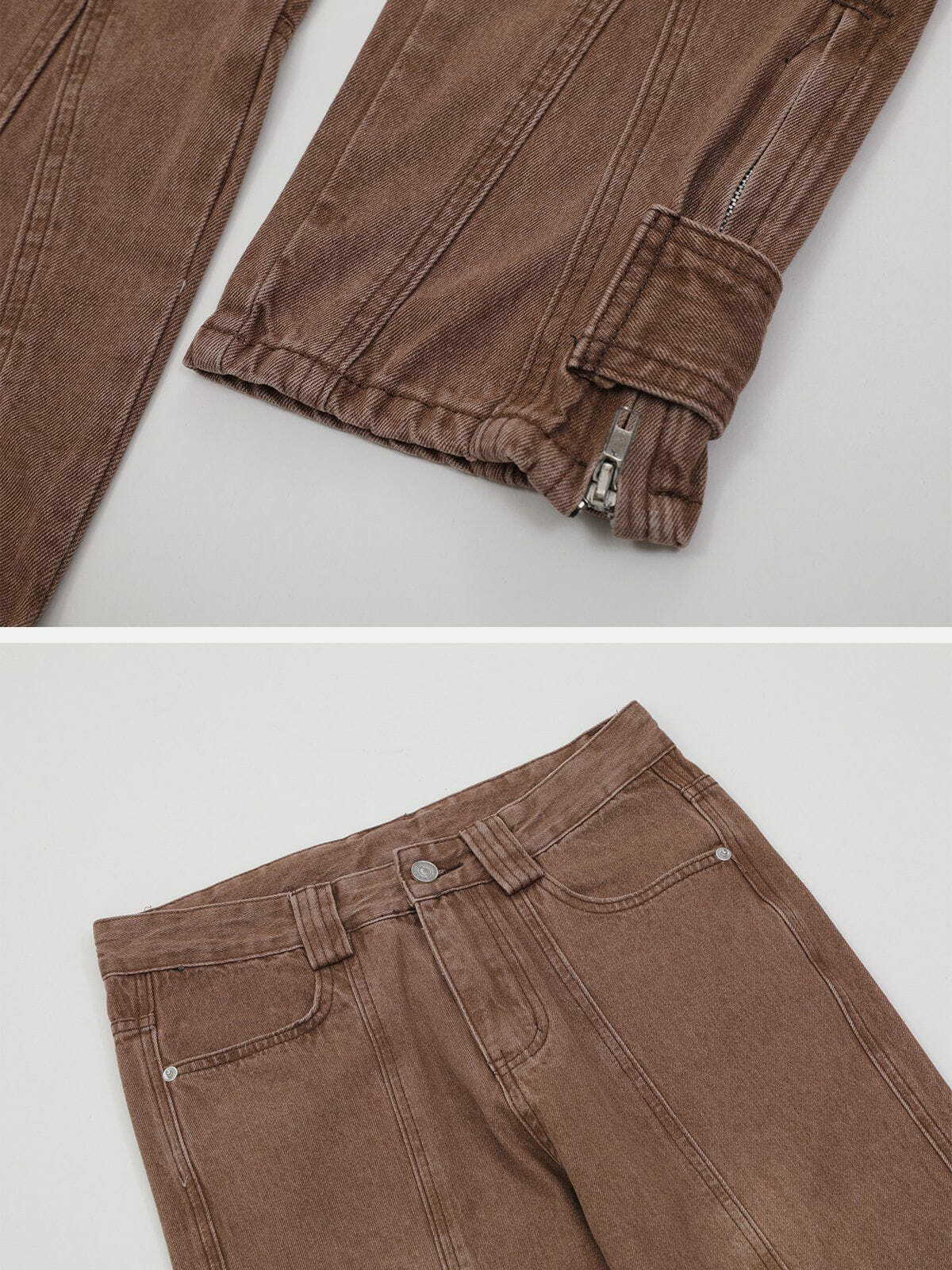 retro line design jeans vintage washed & edgy 7300