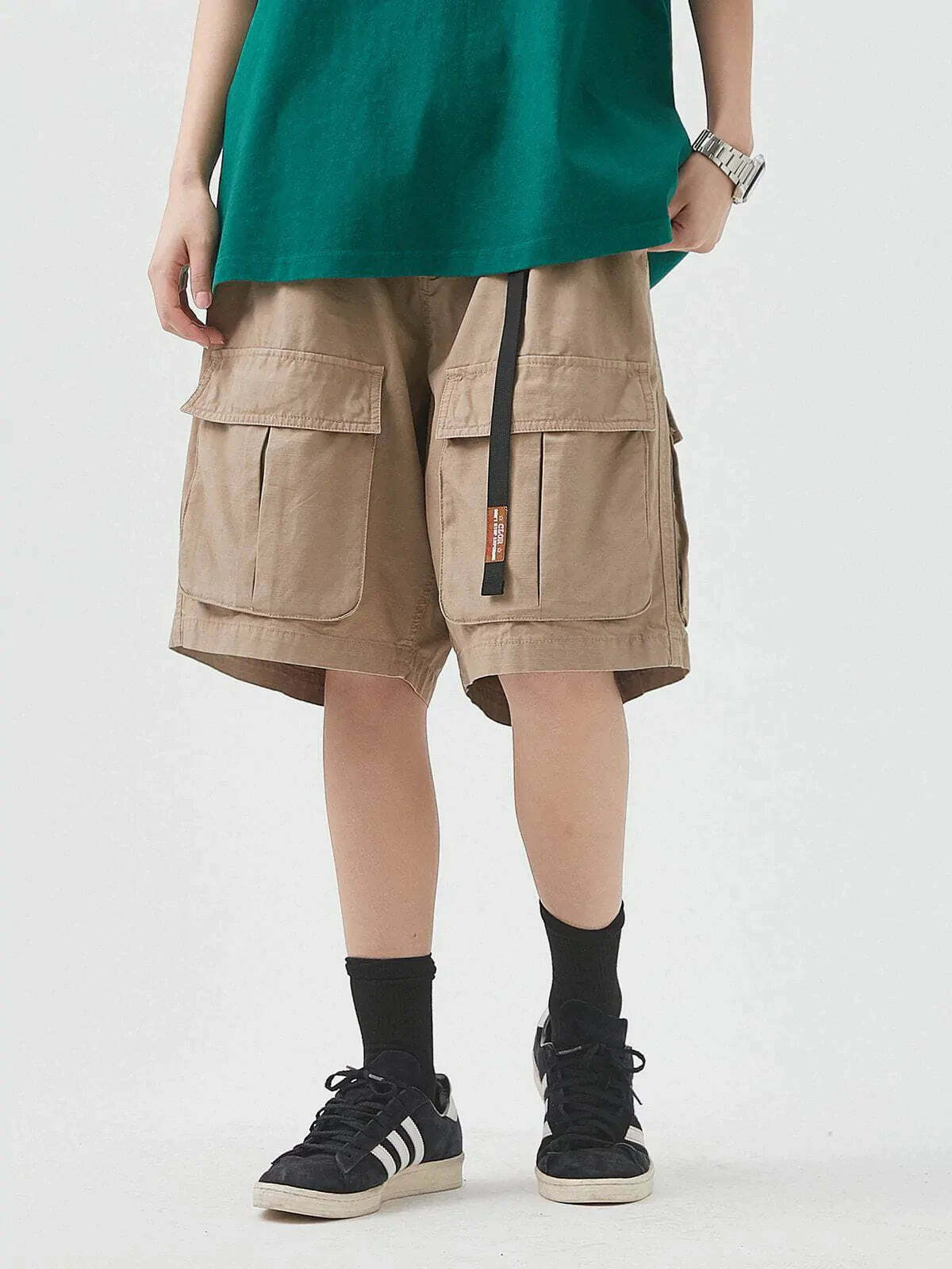 retro multipocket shorts functional & stylish streetwear 8649