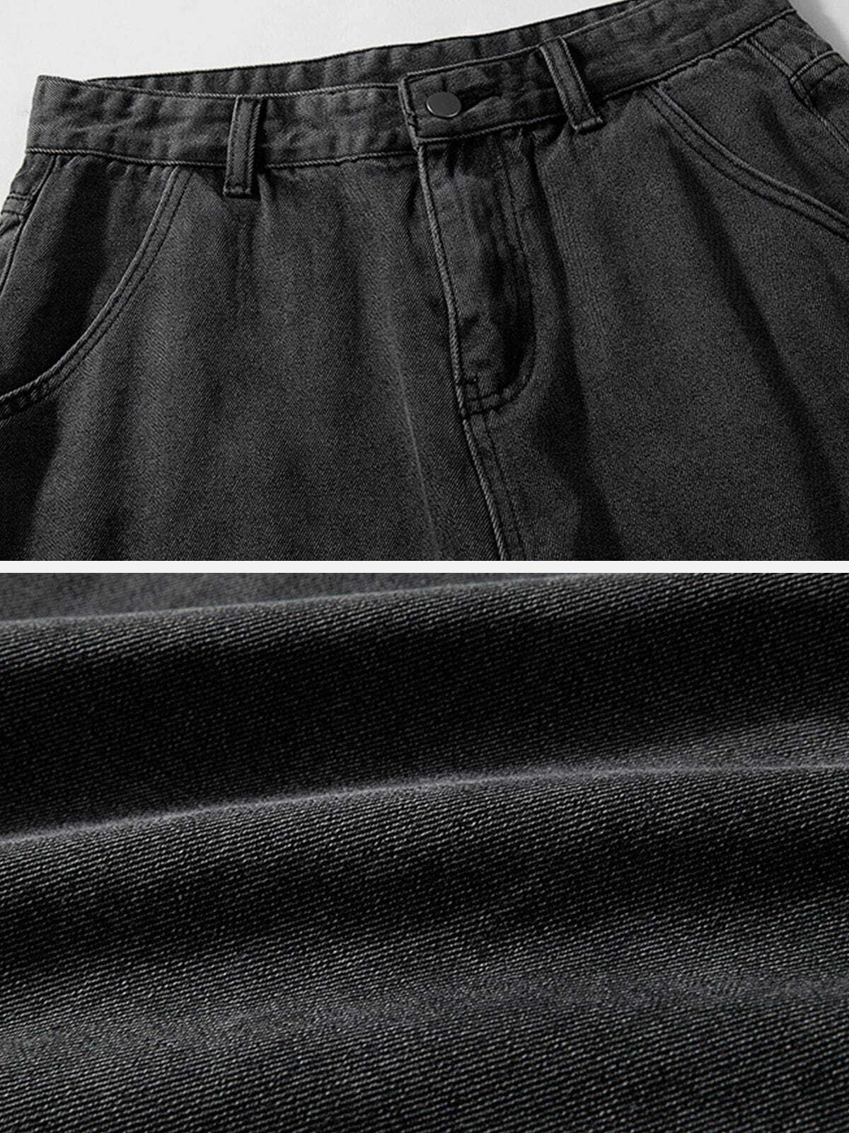 retro shredded denim shorts edgy streetwear staple 8889