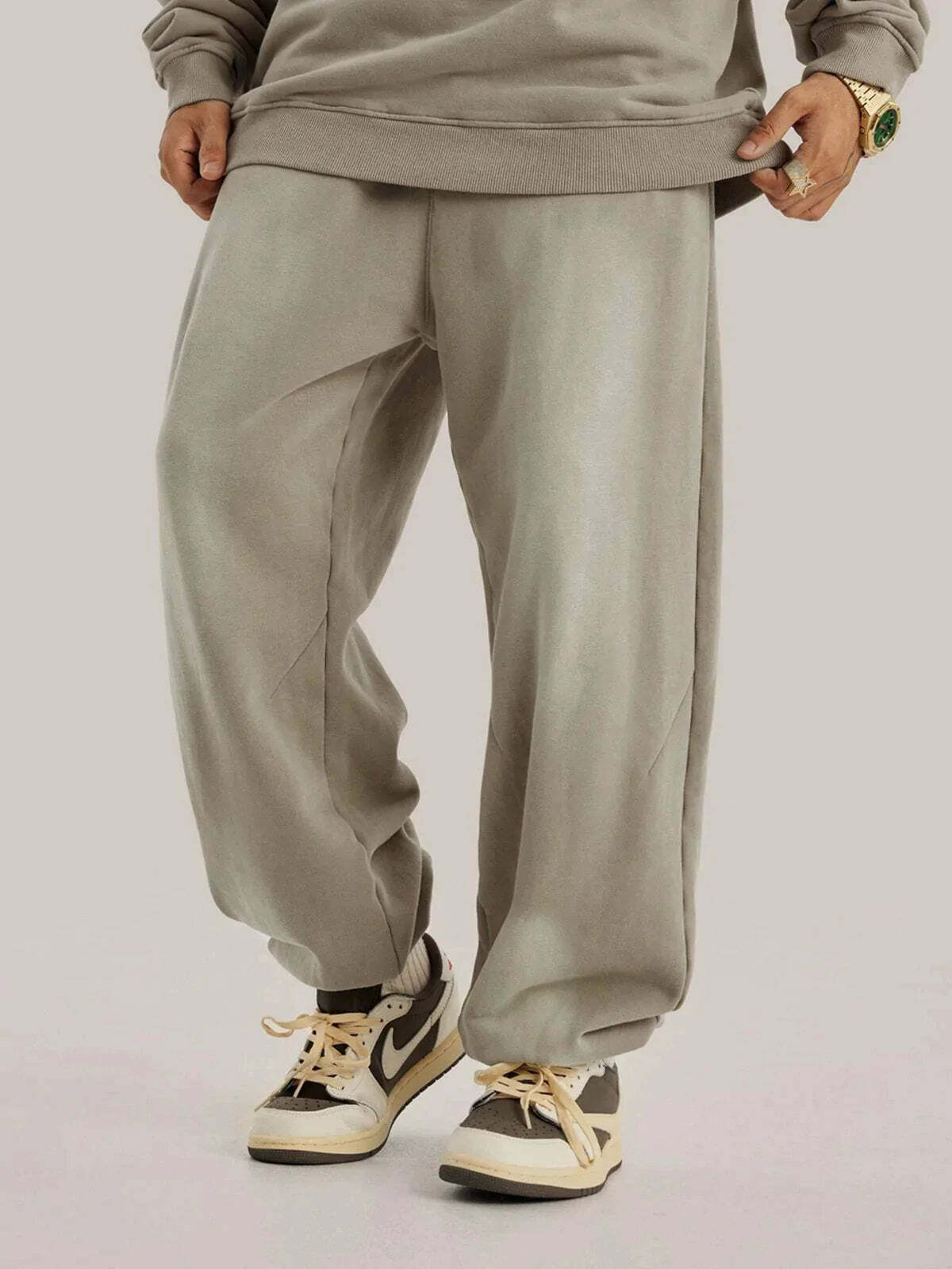 retro smudged feet pants edgy & stylish streetwear 5829