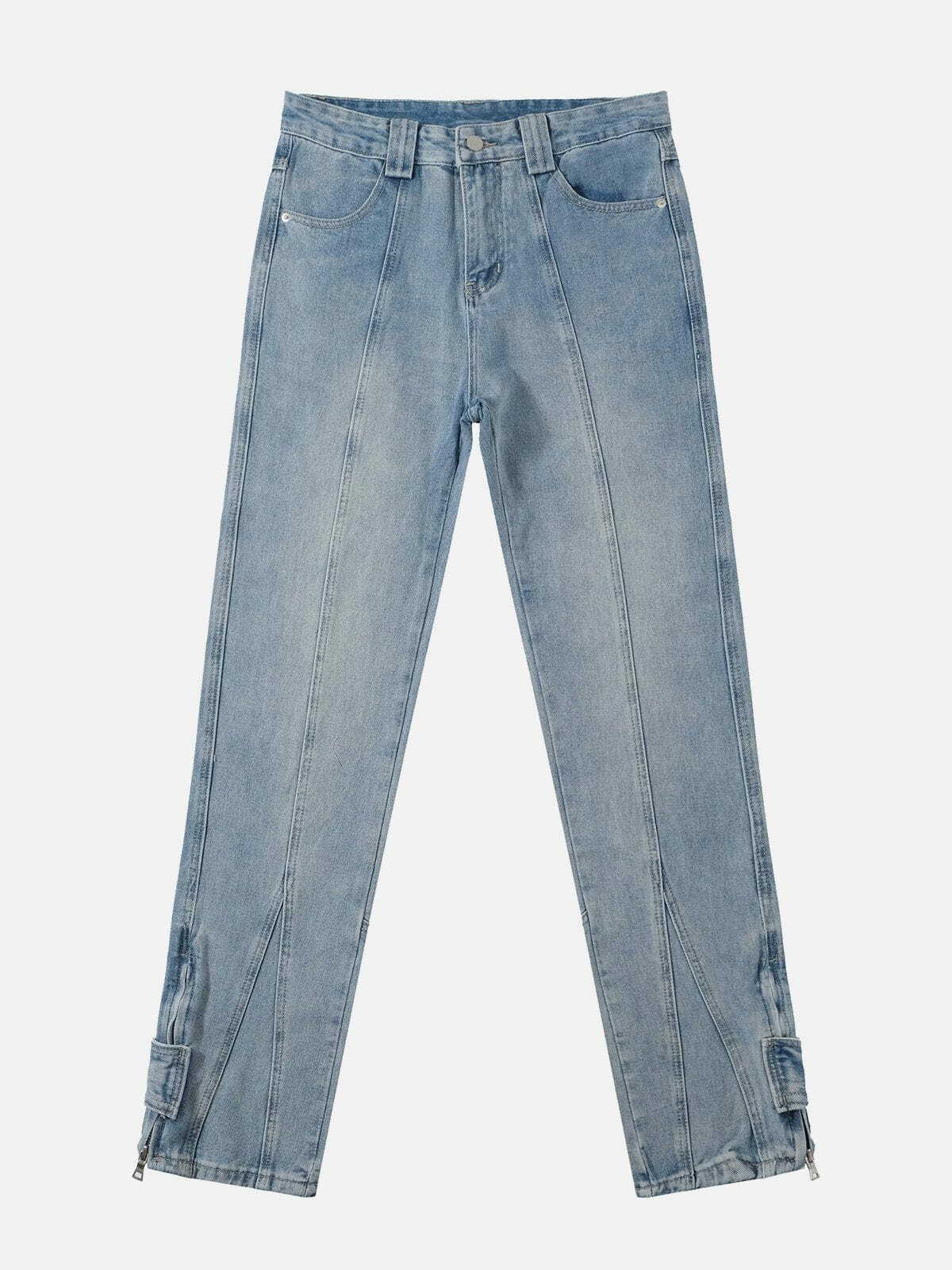 retro split jeans edgy & vintage washed 7091