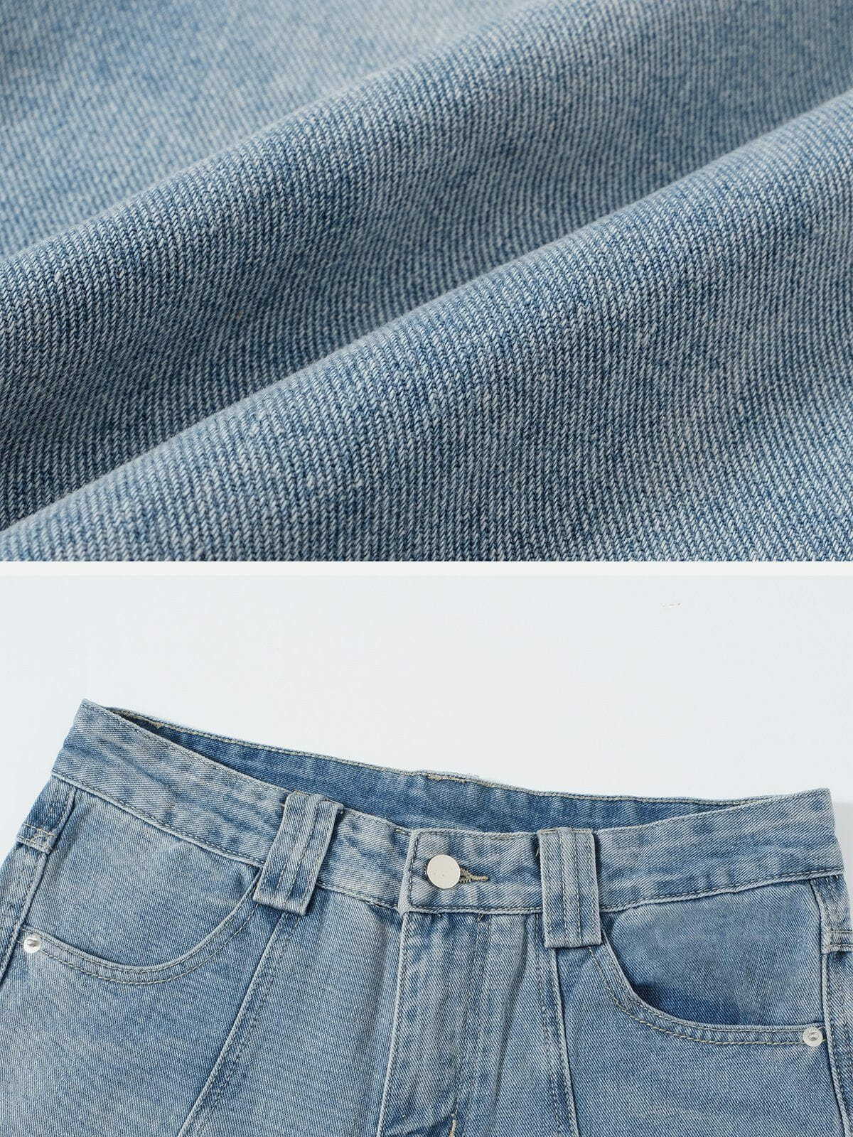 retro split jeans edgy & vintage washed 7243