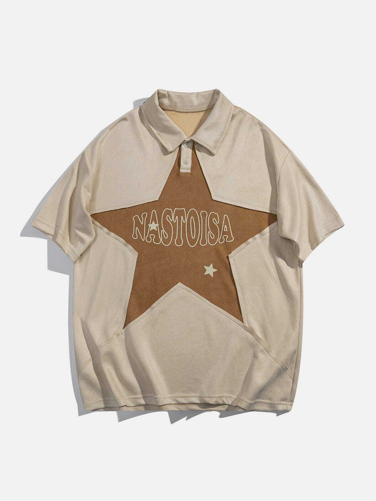 retro star polo tshirt edgy and vibrant y2k streetwear 3584