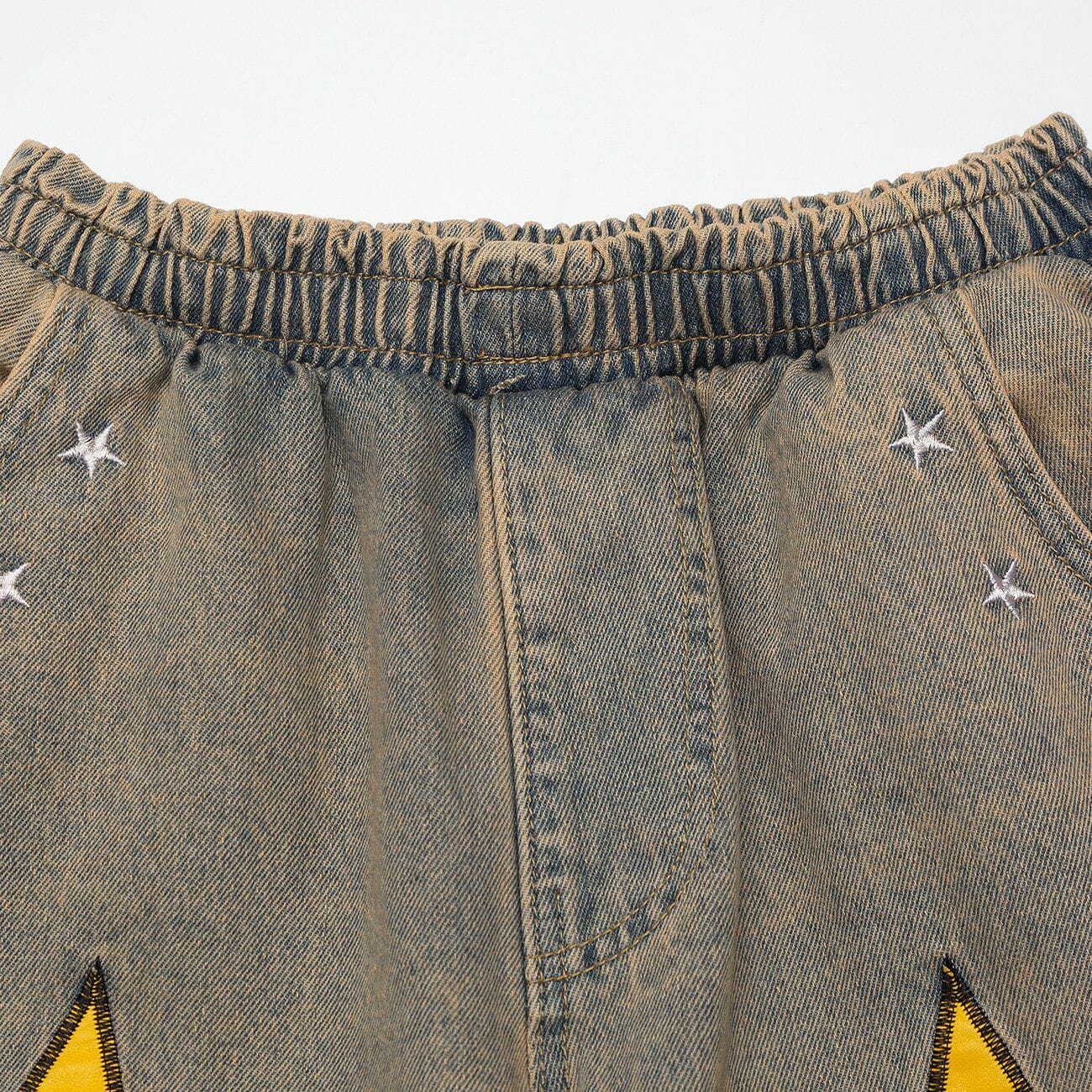 retro stars shorts chic and vibrant y2k fashion 3583