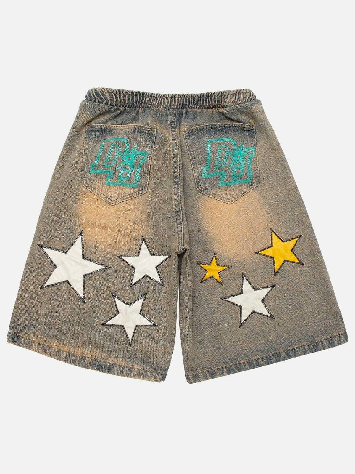 retro stars shorts chic and vibrant y2k fashion 6673