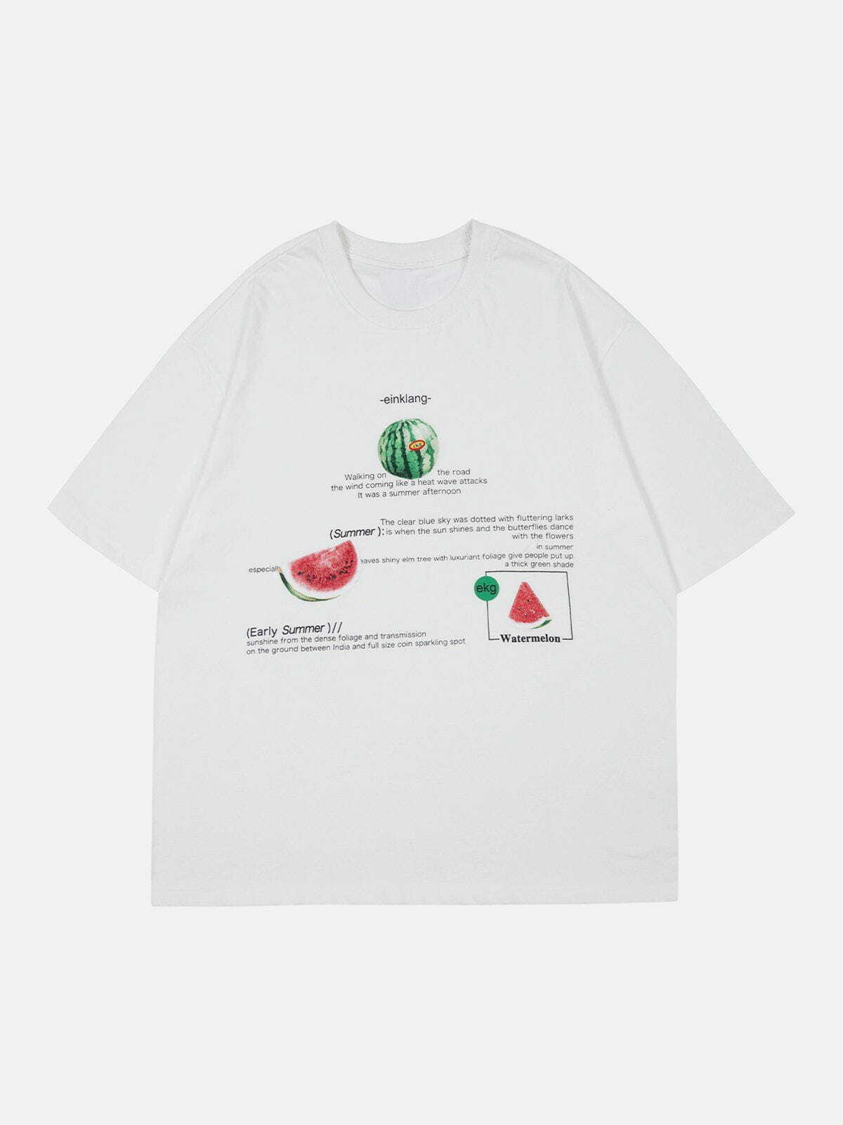 retro watermelon tee vibrant y2k style summer shirt 4388
