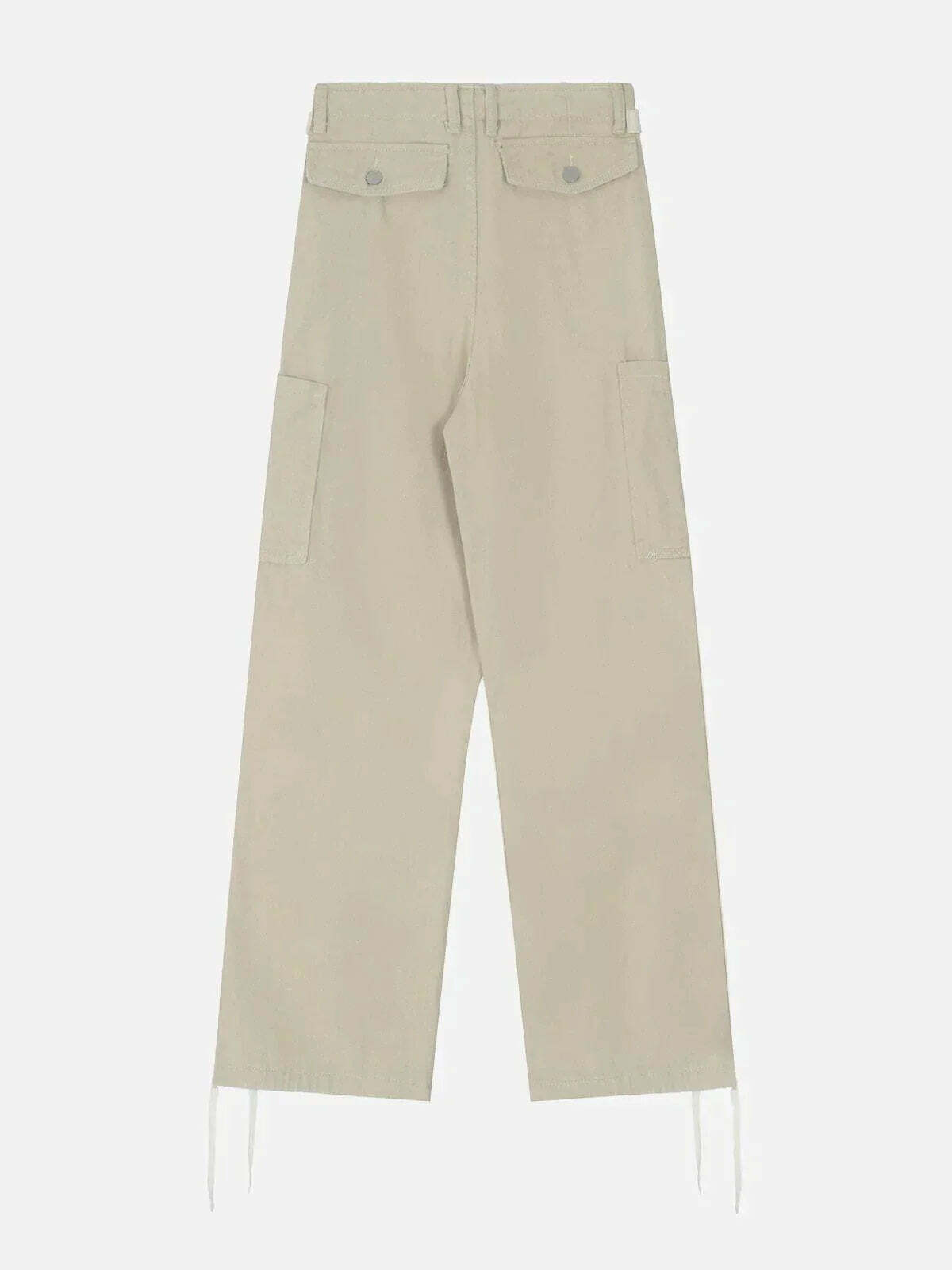 retro wideleg cargo pants edgy & functional streetwear 1161