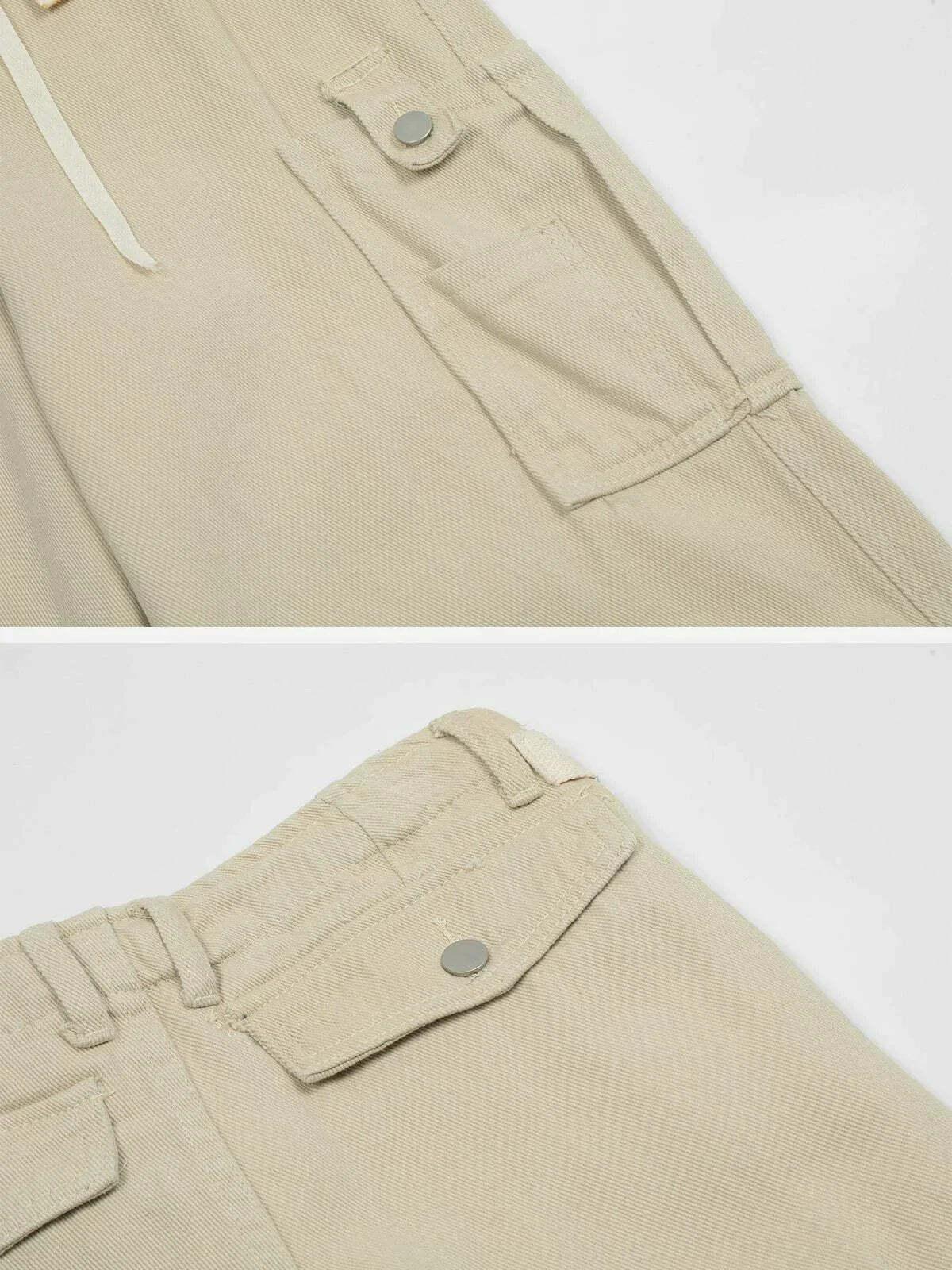retro wideleg cargo pants edgy & functional streetwear 2105