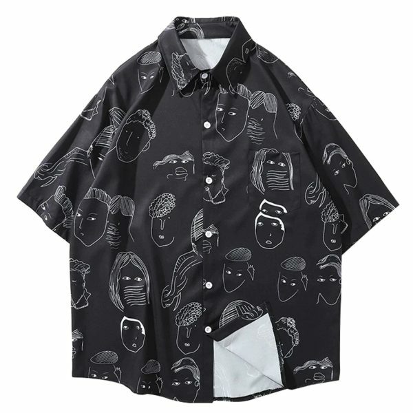 retrostyled portrait tee edgy  vibrant streetwear shirt 2790