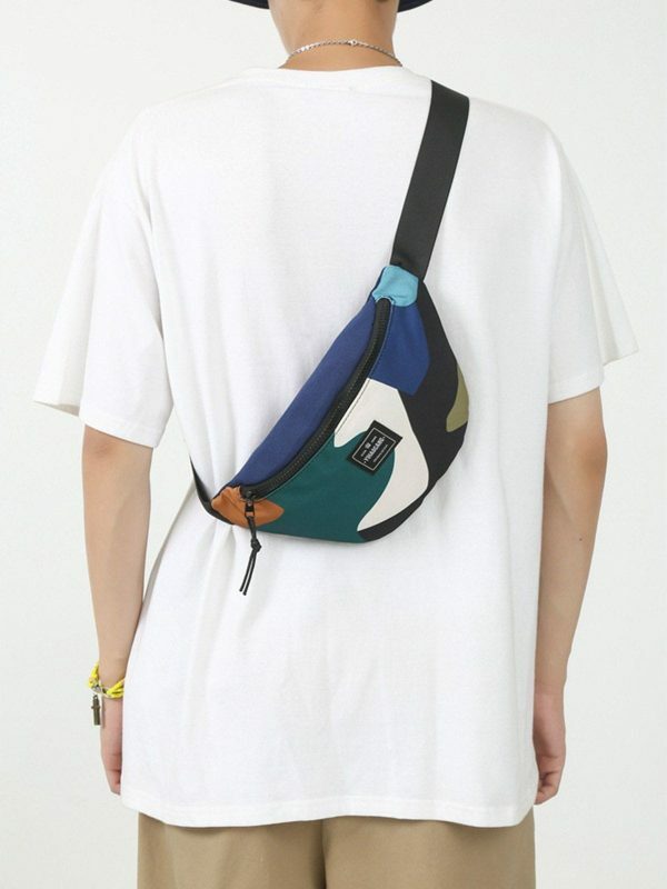 revolutionary canvas bag edgy  retro streetwear accessory 6320