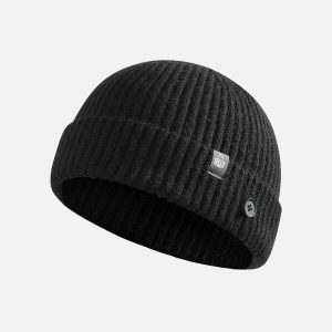 revolutionary knit dome hat edgy  retro urban fashion essential 5995